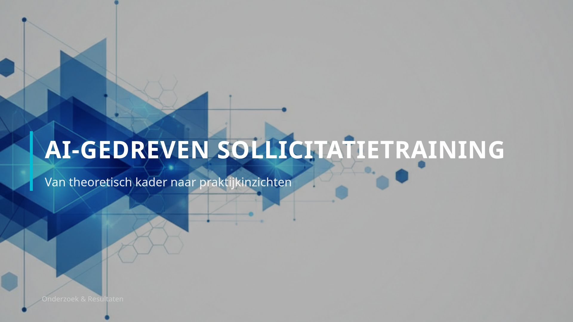 AI-Gedreven Sollicitatietraining: Theorie en Praktijk