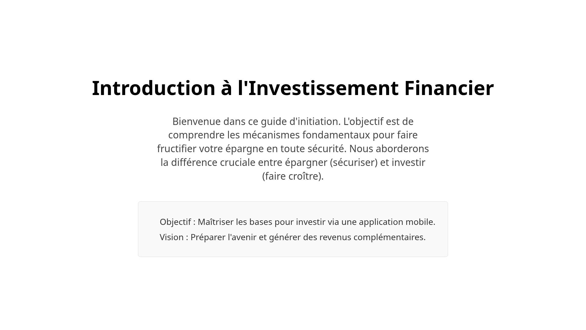 Guide d'Investissement Financier pour Débutants en France