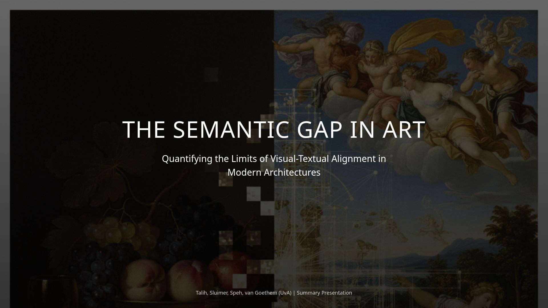The Semantic Gap in Art: AI Visual-Textual Alignment Study