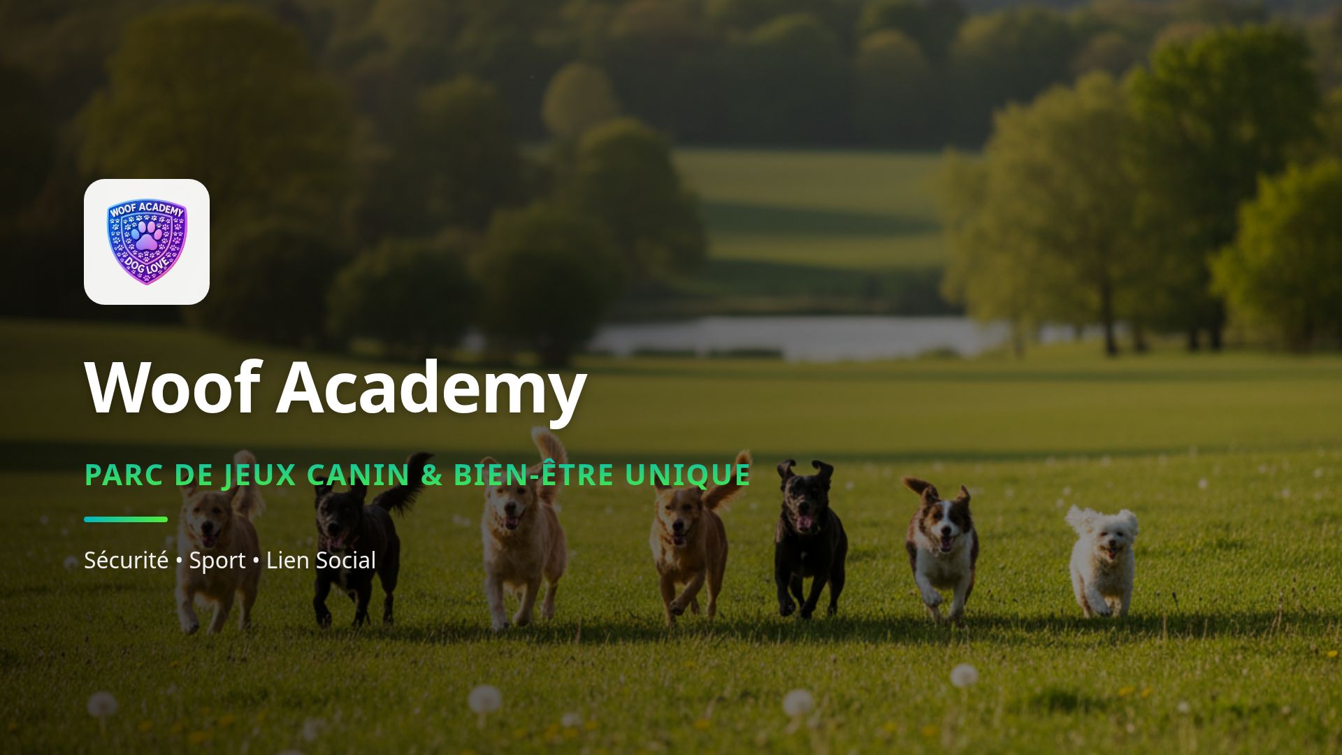 Woof Academy : Le Parc et Club de Bien-être Canin Innovant