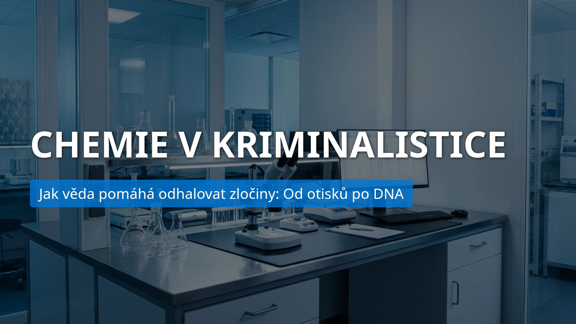 Chemie v kriminalistice: Od otisků prstů k analýze DNA