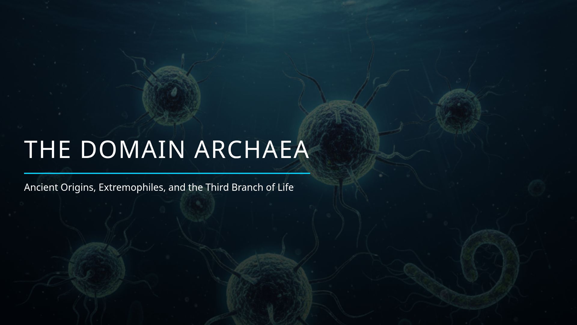 Unveiling Archaea: Biology, Extremophiles, and Biotech