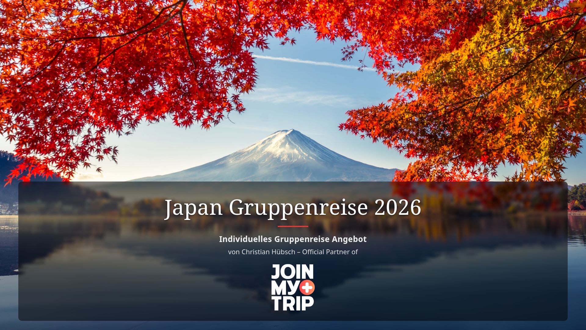 Japan Gruppenreise 2026: Kyoto, Tokio & Osaka Tour