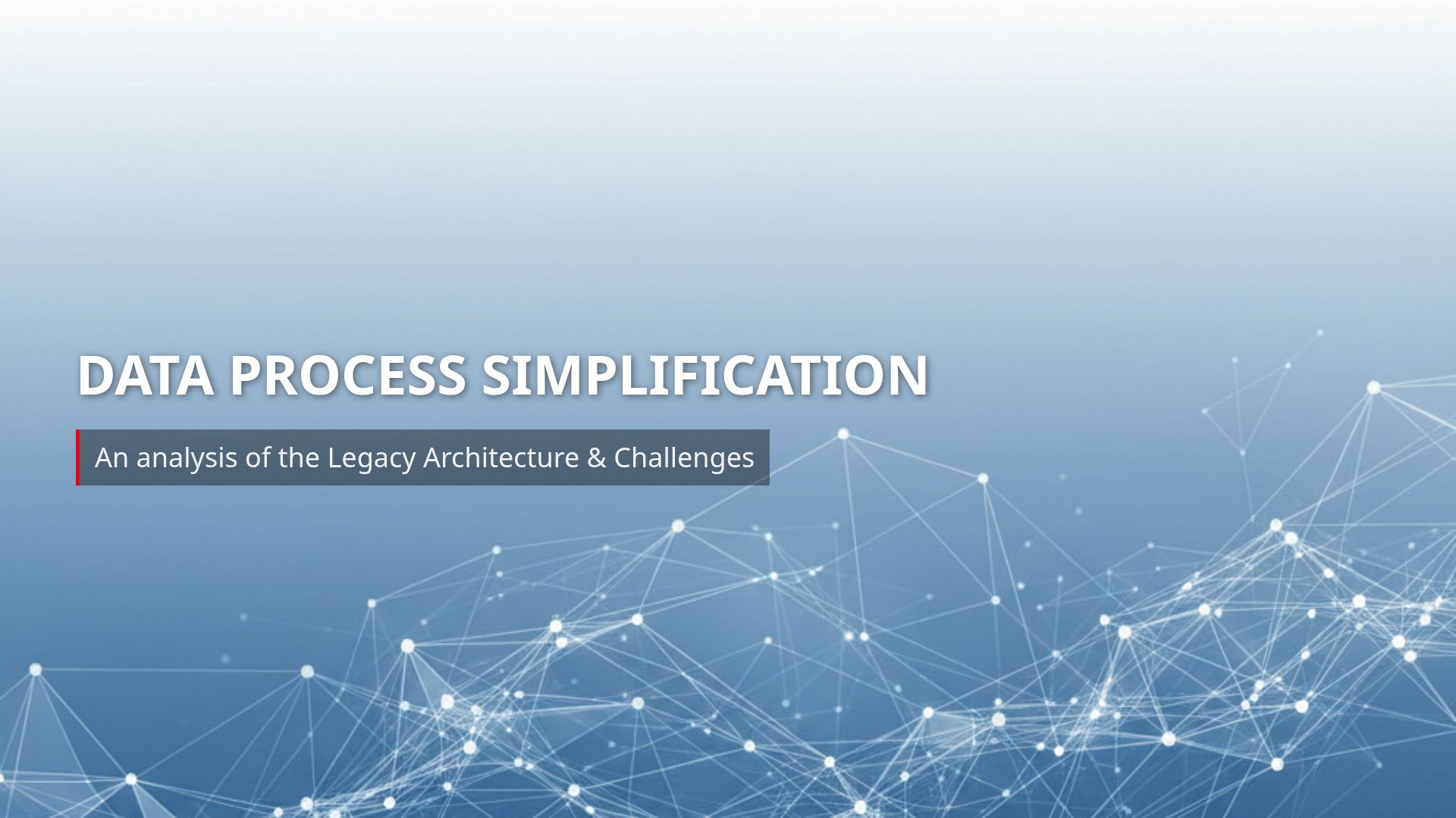 Simplification du Processus Data : Analyse d’Architecture