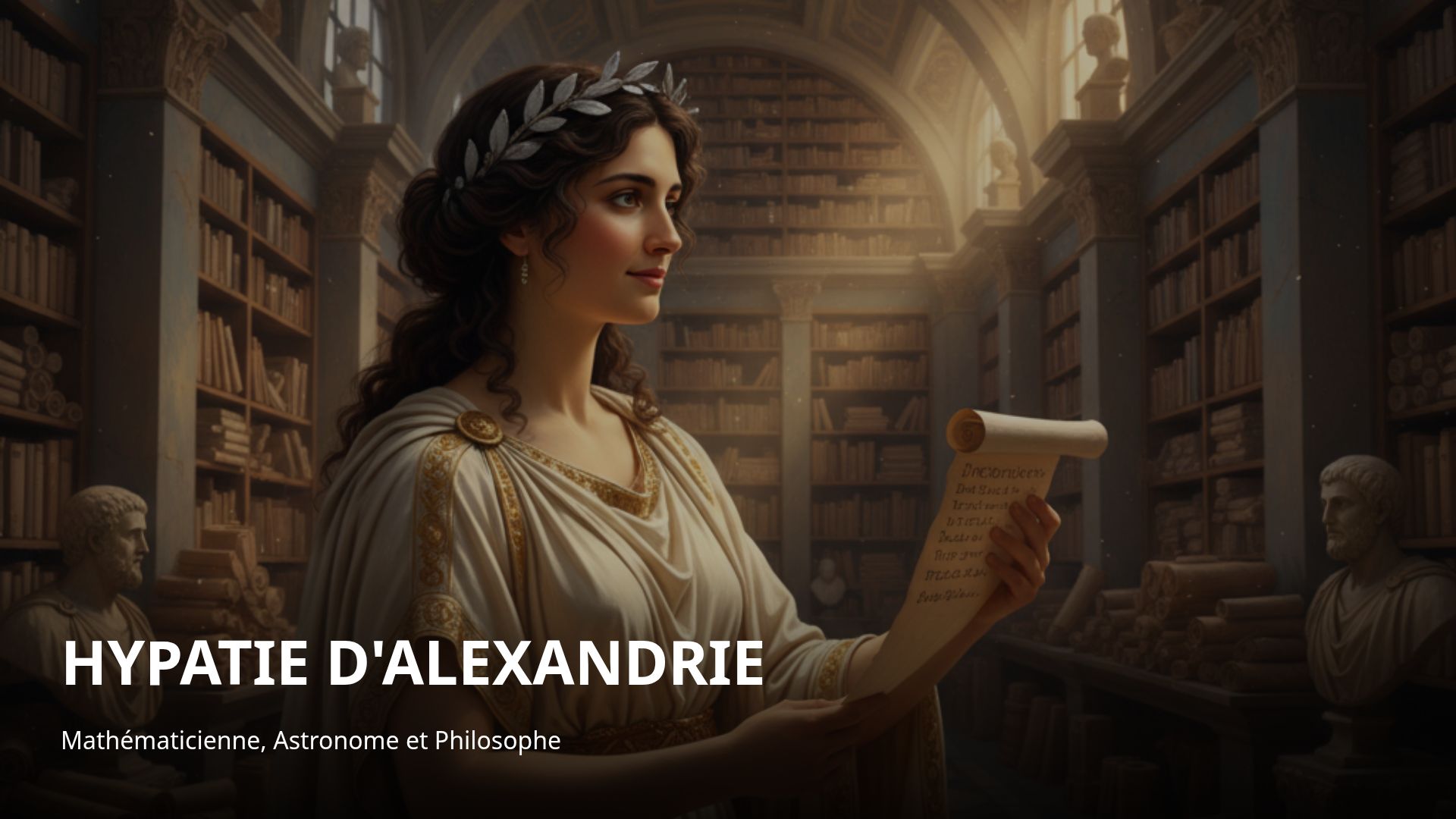 Hypatie d'Alexandrie : Mathématiques, Science et Histoire