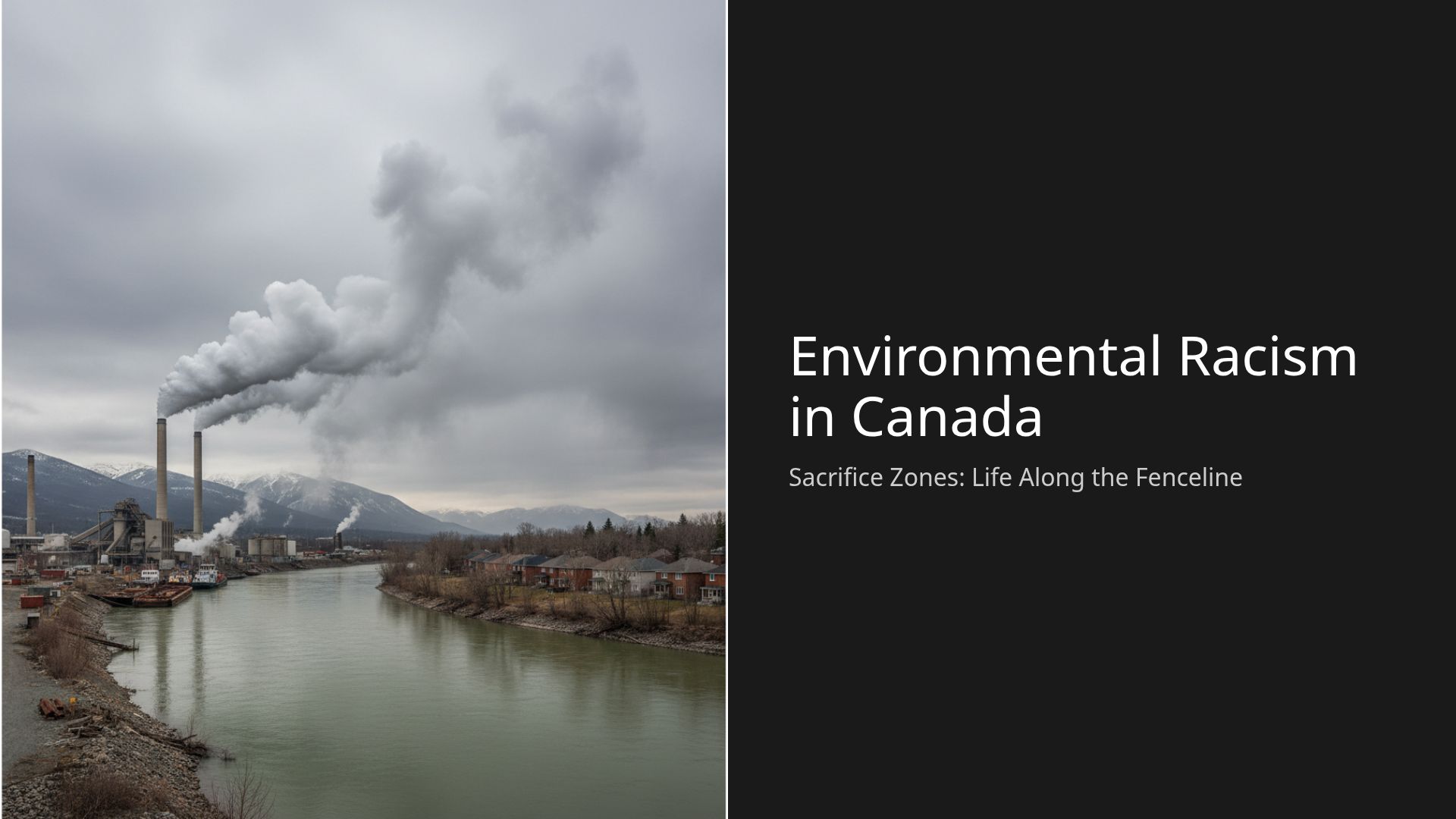 Environmental Racism and Sacrifice Zones in Canada
