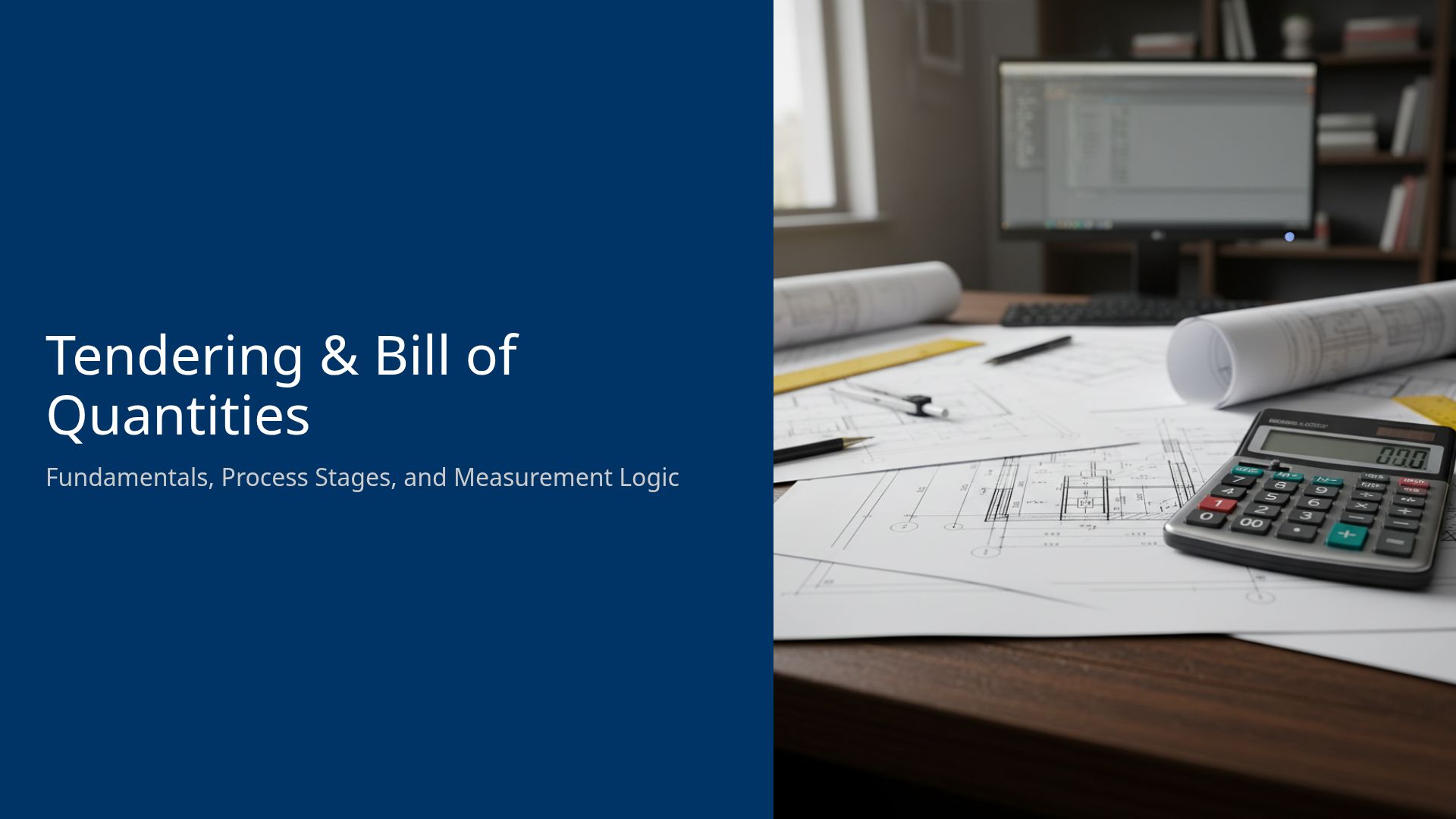 Understanding Bills of Quantities and Tendering Processes