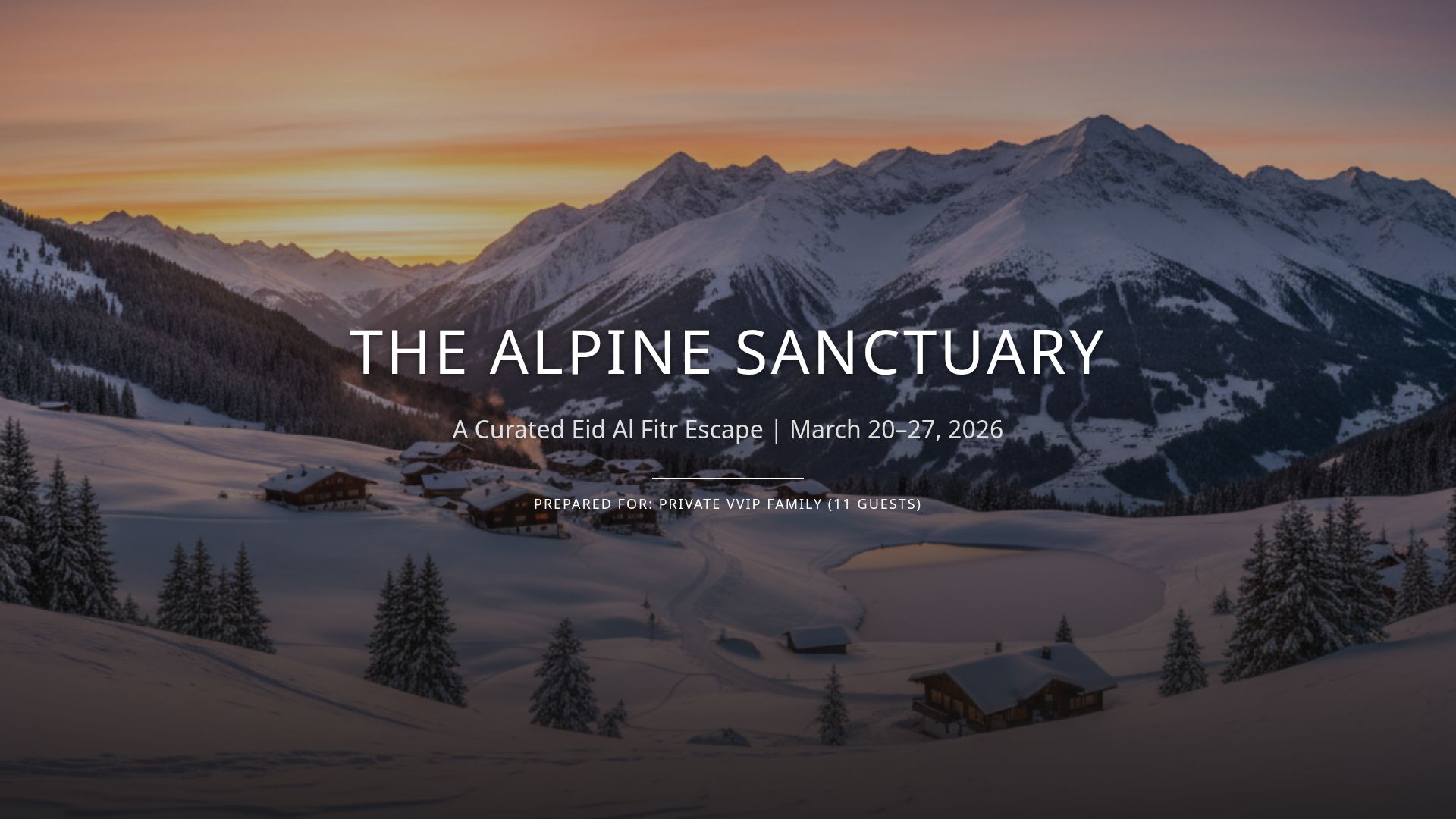 Luxury Swiss Ski Retreat: VVIP Gstaad & Zermatt Itinerary