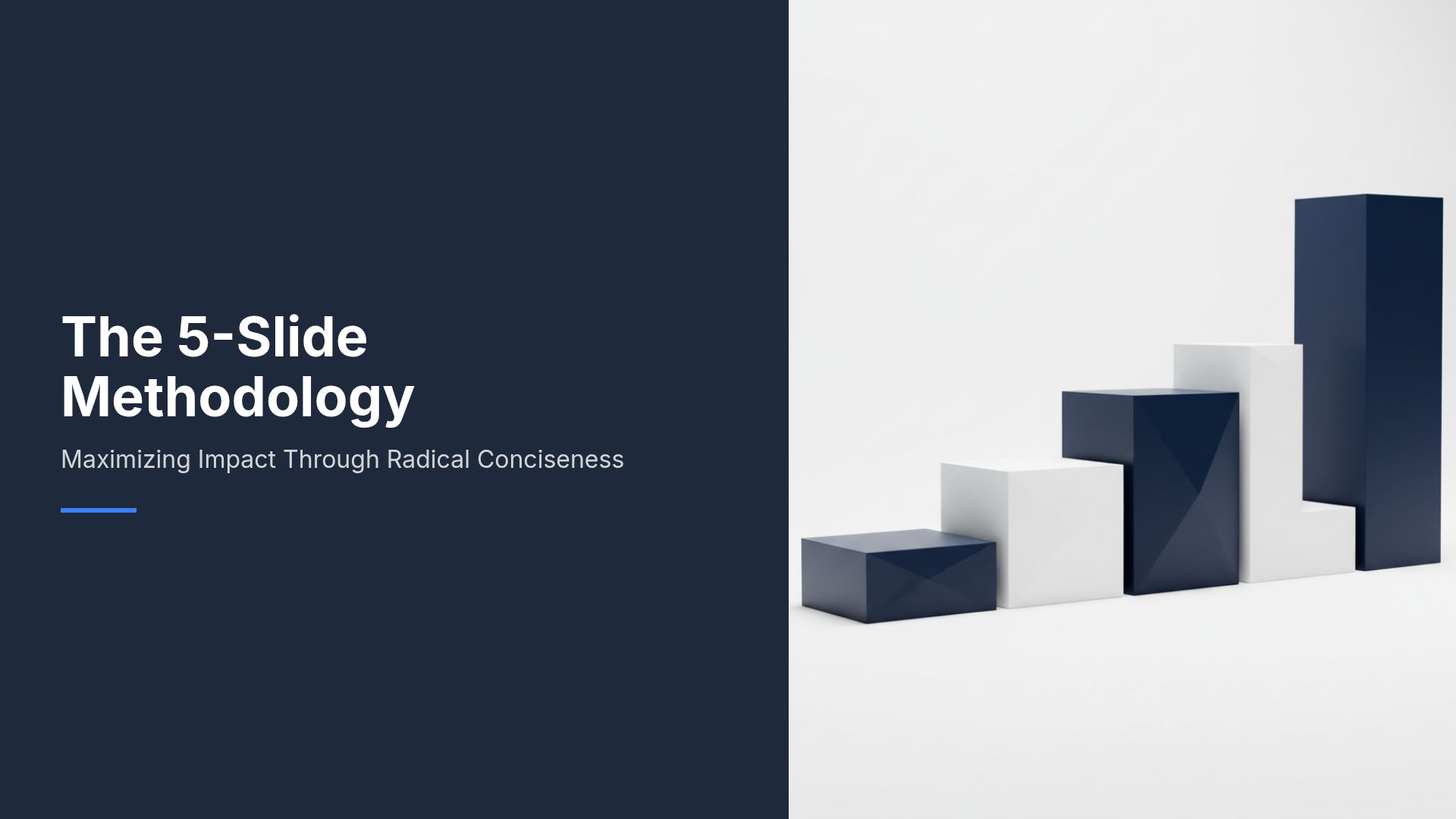 Mastering the 5-Slide Presentation Methodology