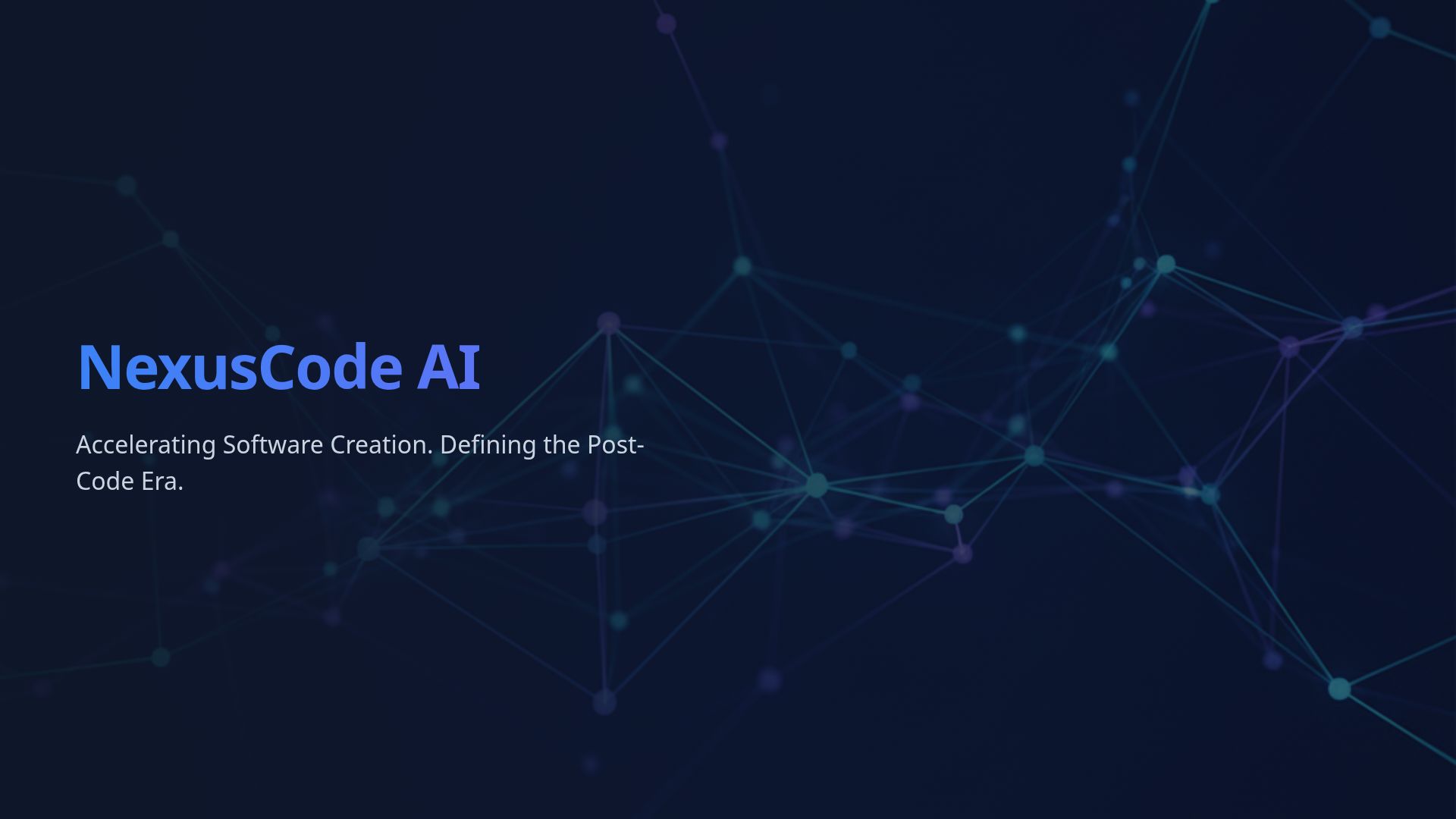 NexusCode AI: The Future of Autonomous Software Development