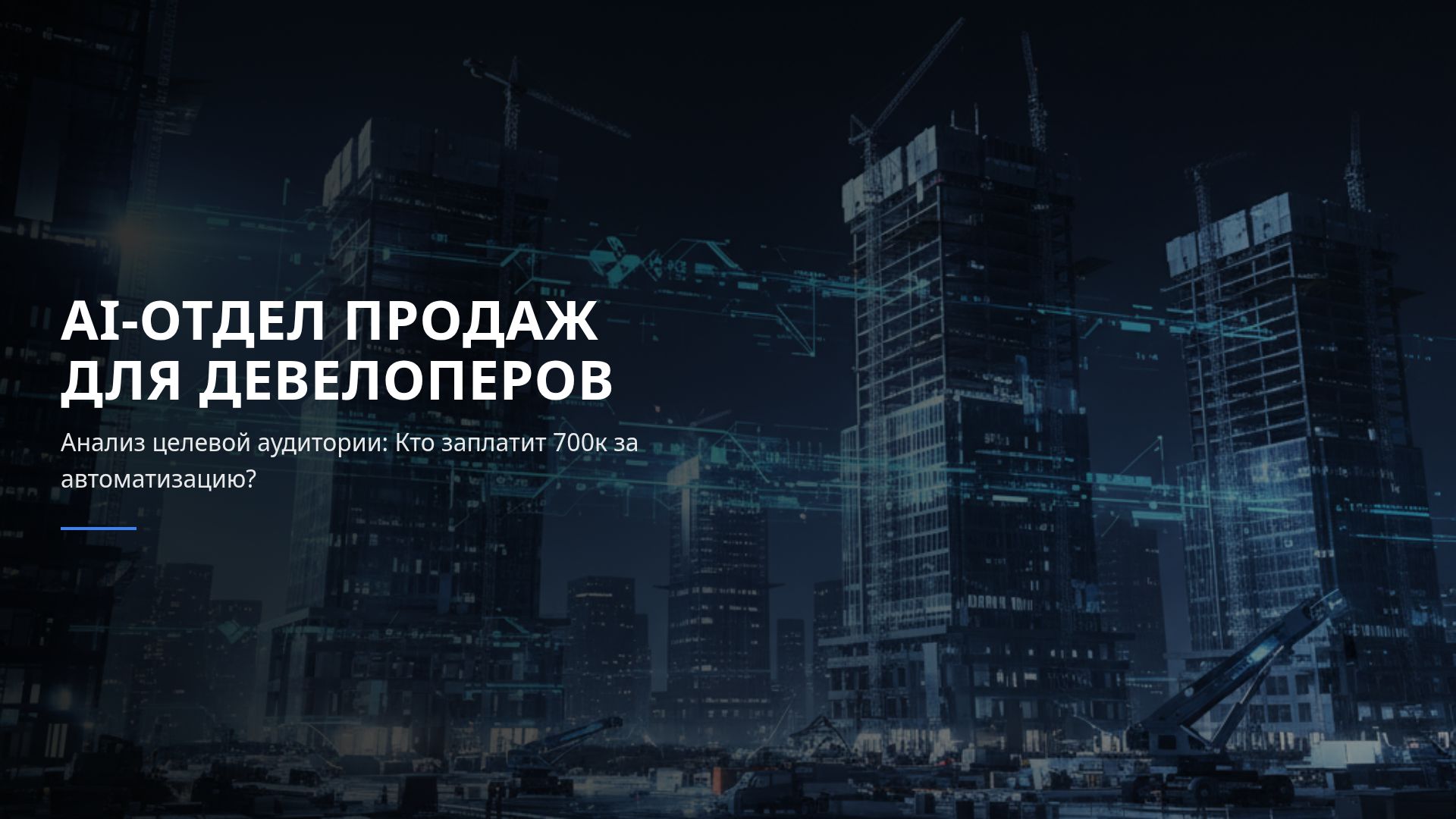 AI-отдел продаж для застройщиков: рост конверсии и масштабирование