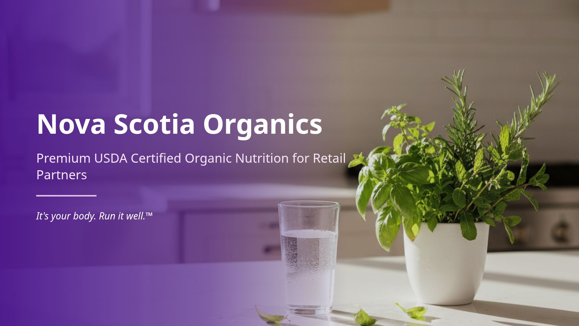 Nova Scotia Organics: USDA Certified Organic Retail Pitch