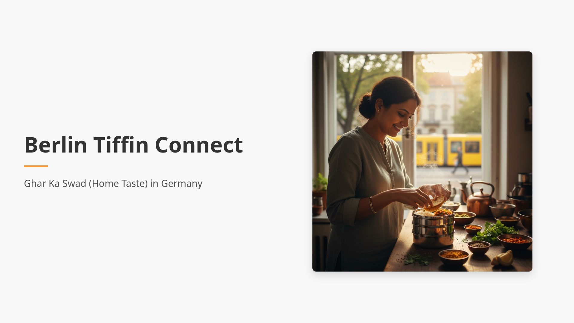 Berlin Tiffin Connect: Authentic Home Food for Students