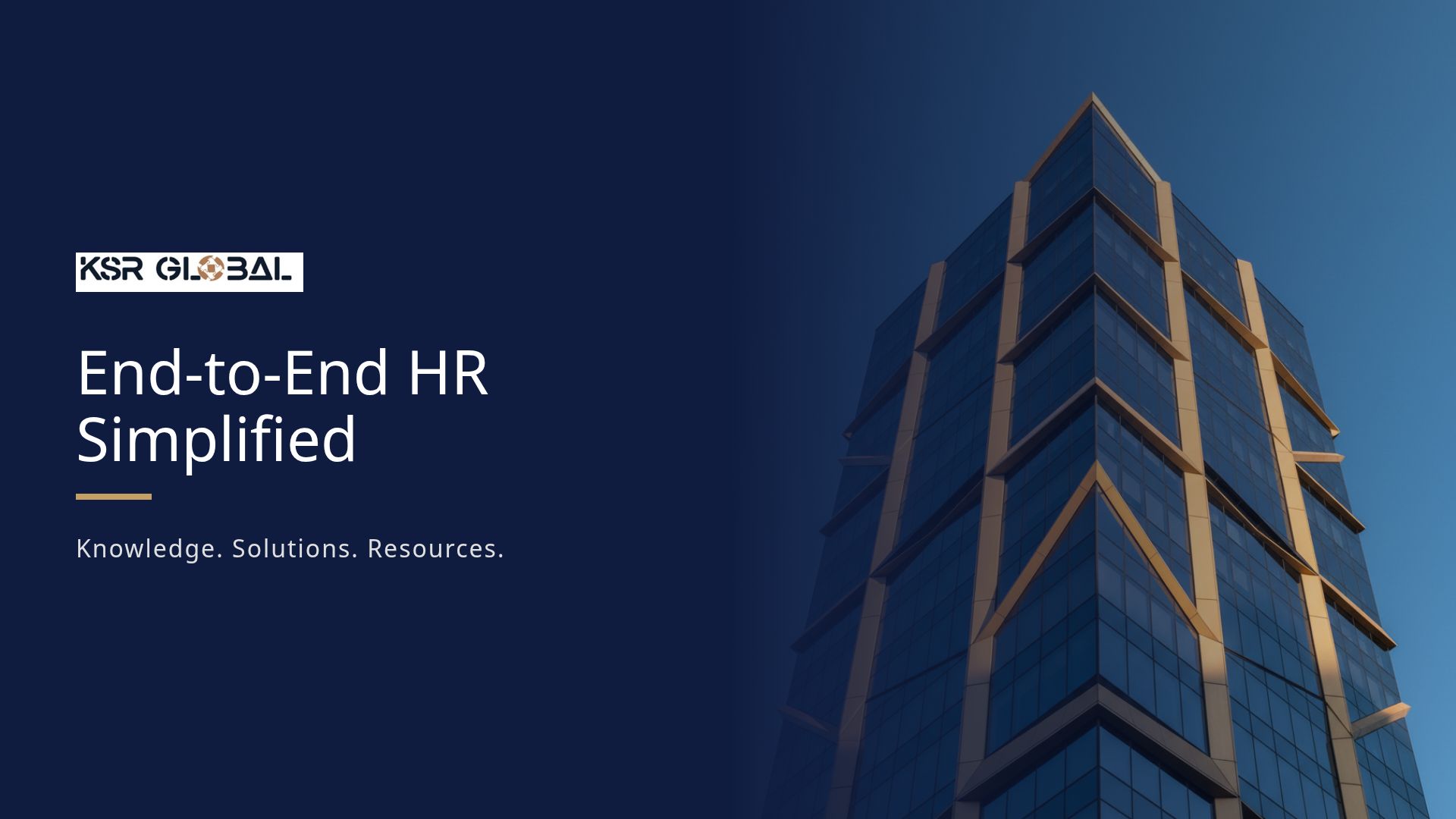 KSR Global: End-to-End HR and Recruitment Solutions