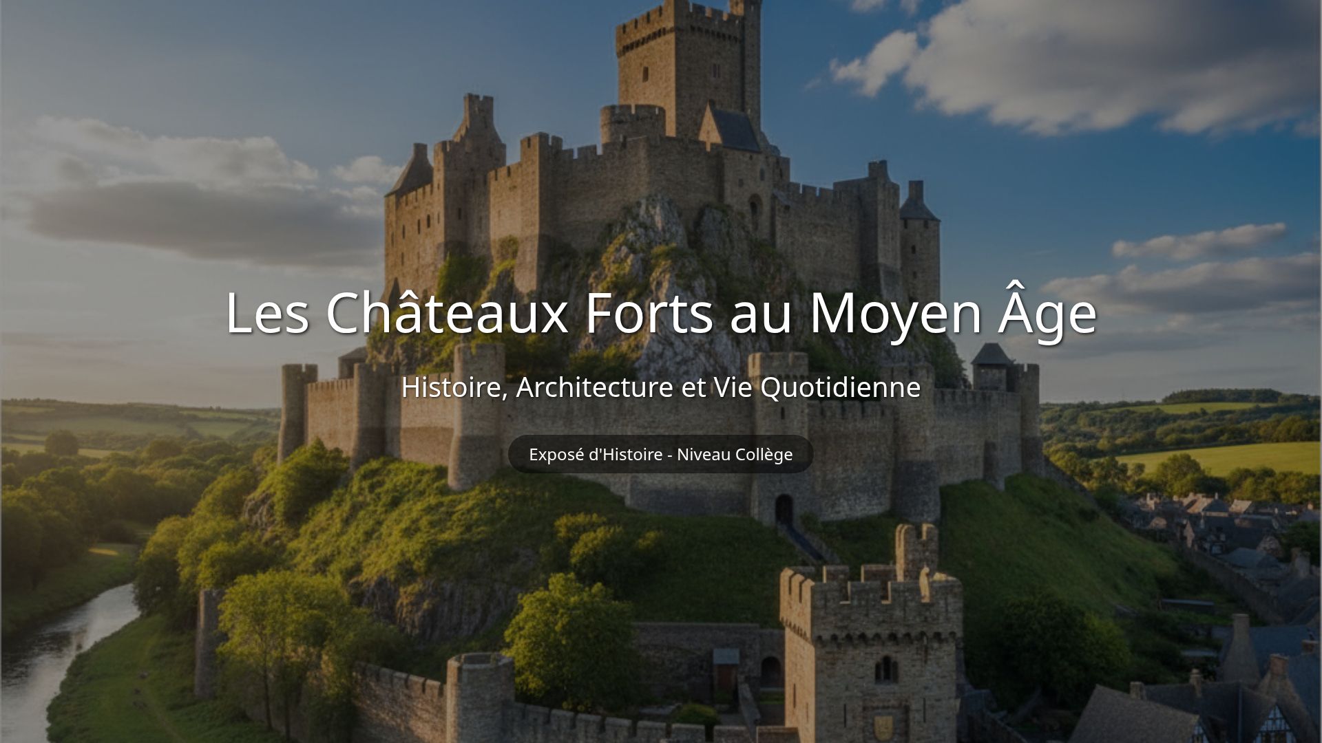 Les Châteaux Forts au Moyen Âge : Histoire et Architecture