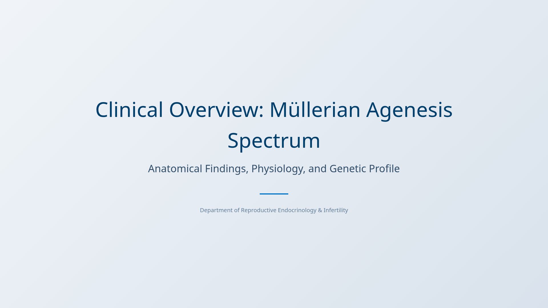 MRKH Syndrome: Uterovaginal Aplasia & Ovarian Function
