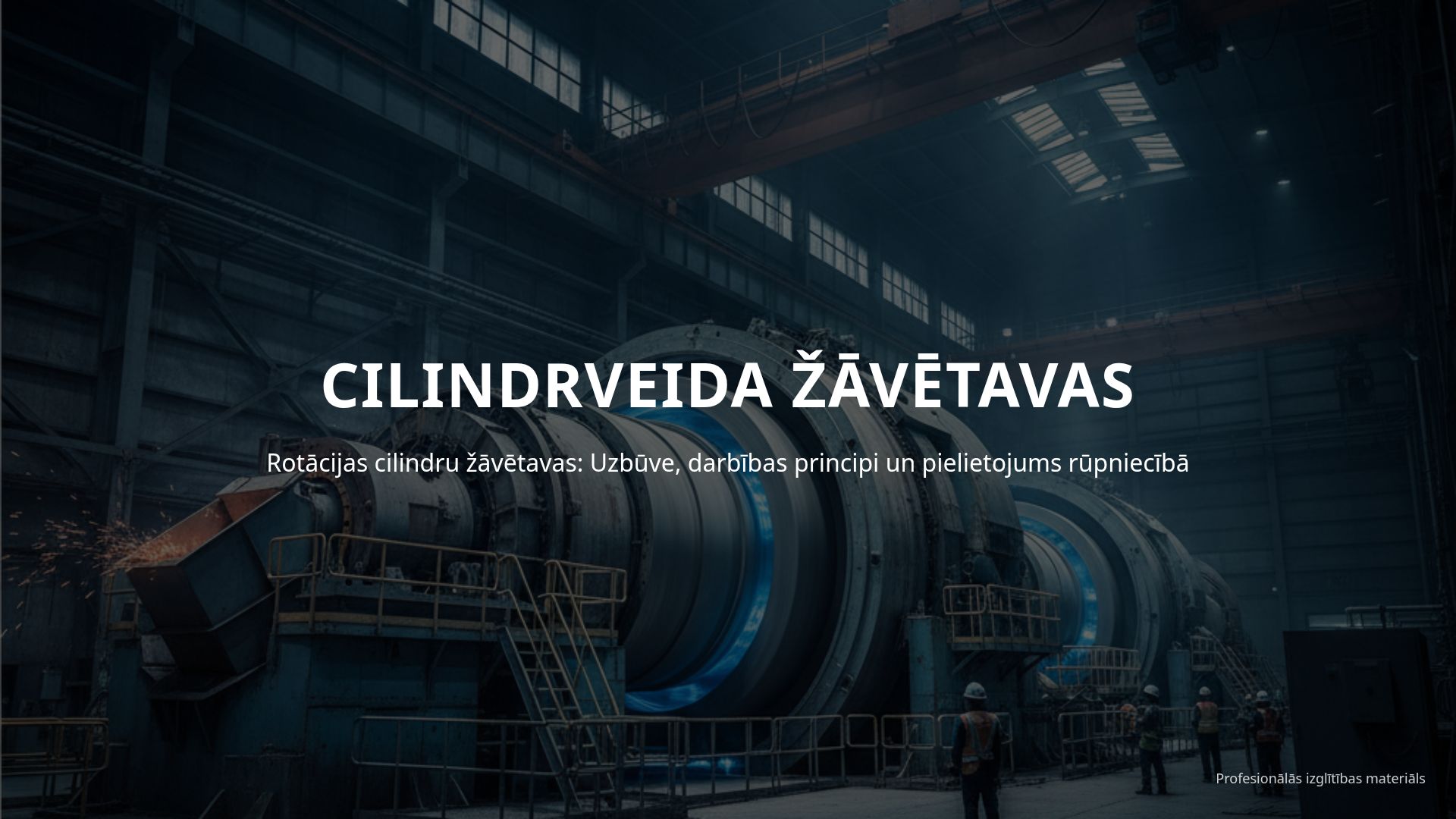 Rotācijas cilindru žāvētavas: Darbība un Pielietojums