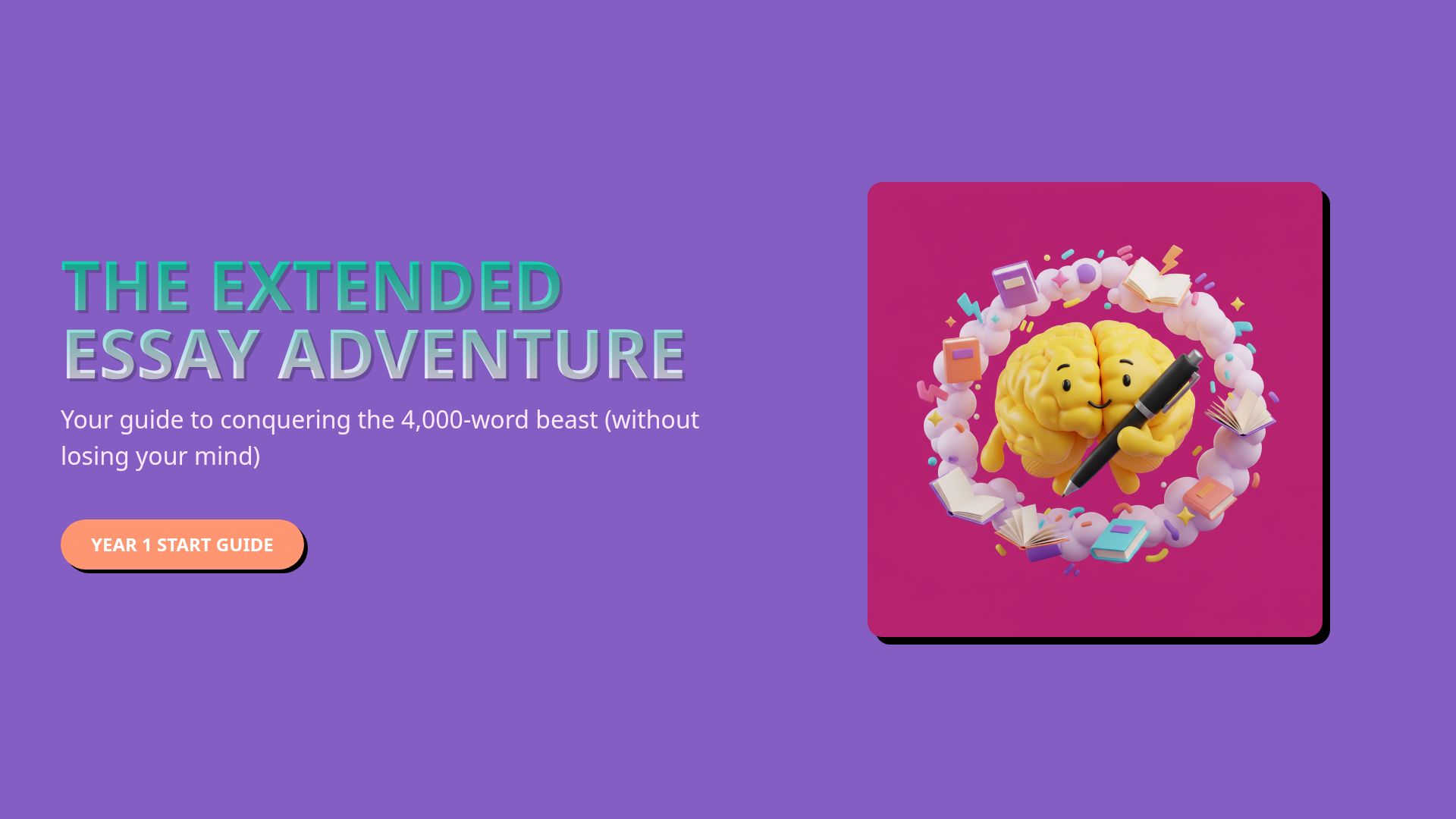 IB Extended Essay Guide: From Idea to Submission