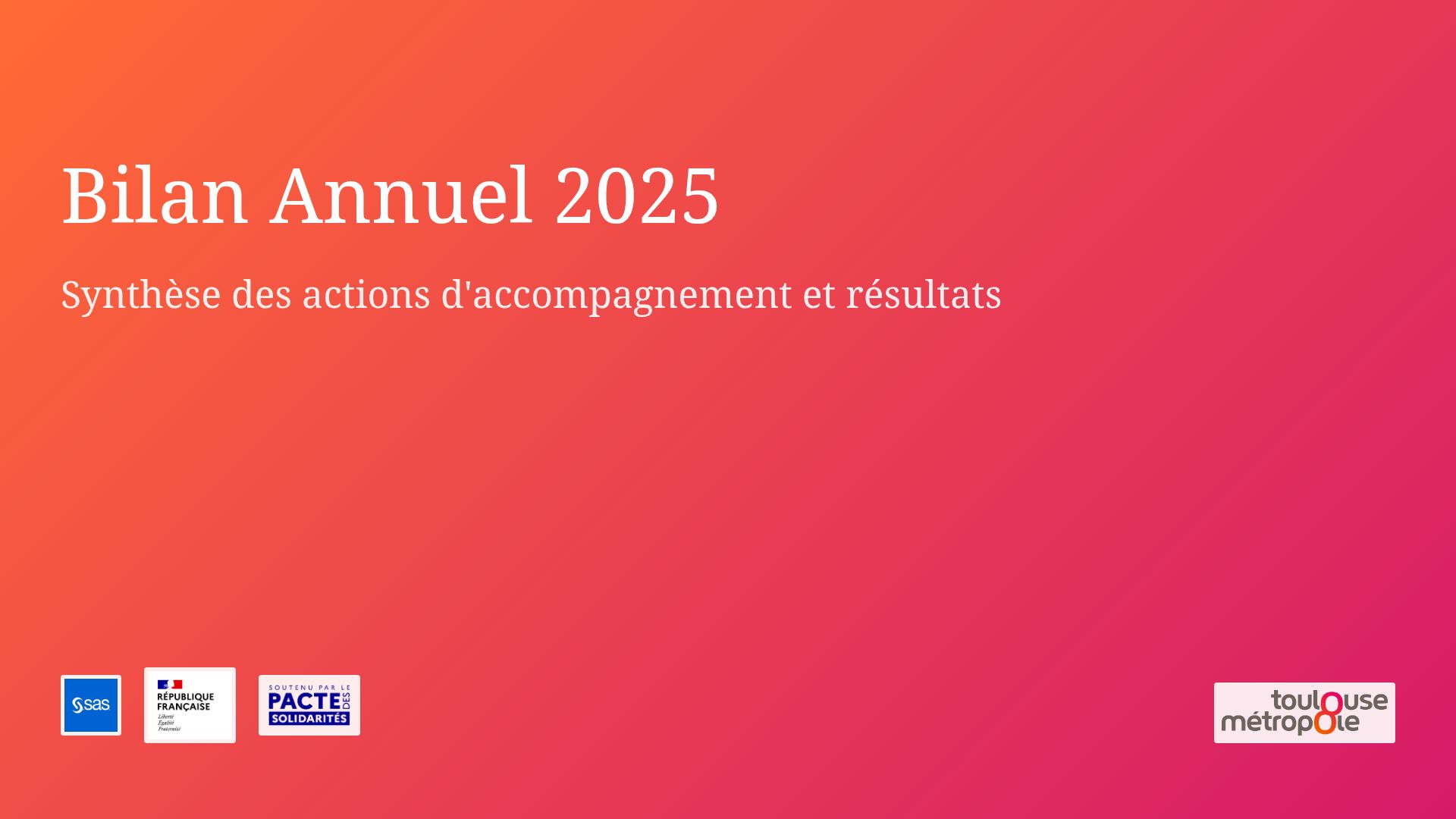 Bilan Annuel 2025 : Actions d'Accompagnement et Résultats