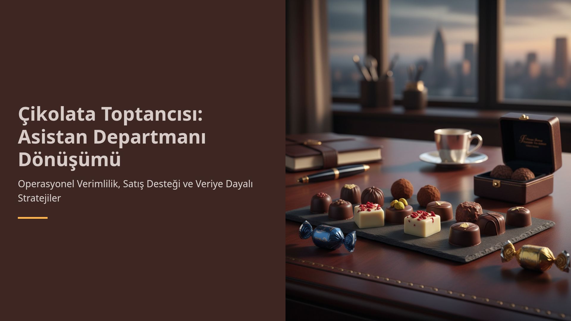 Çikolata Toptancısı: Asistan Departmanı ve Veri Stratejisi