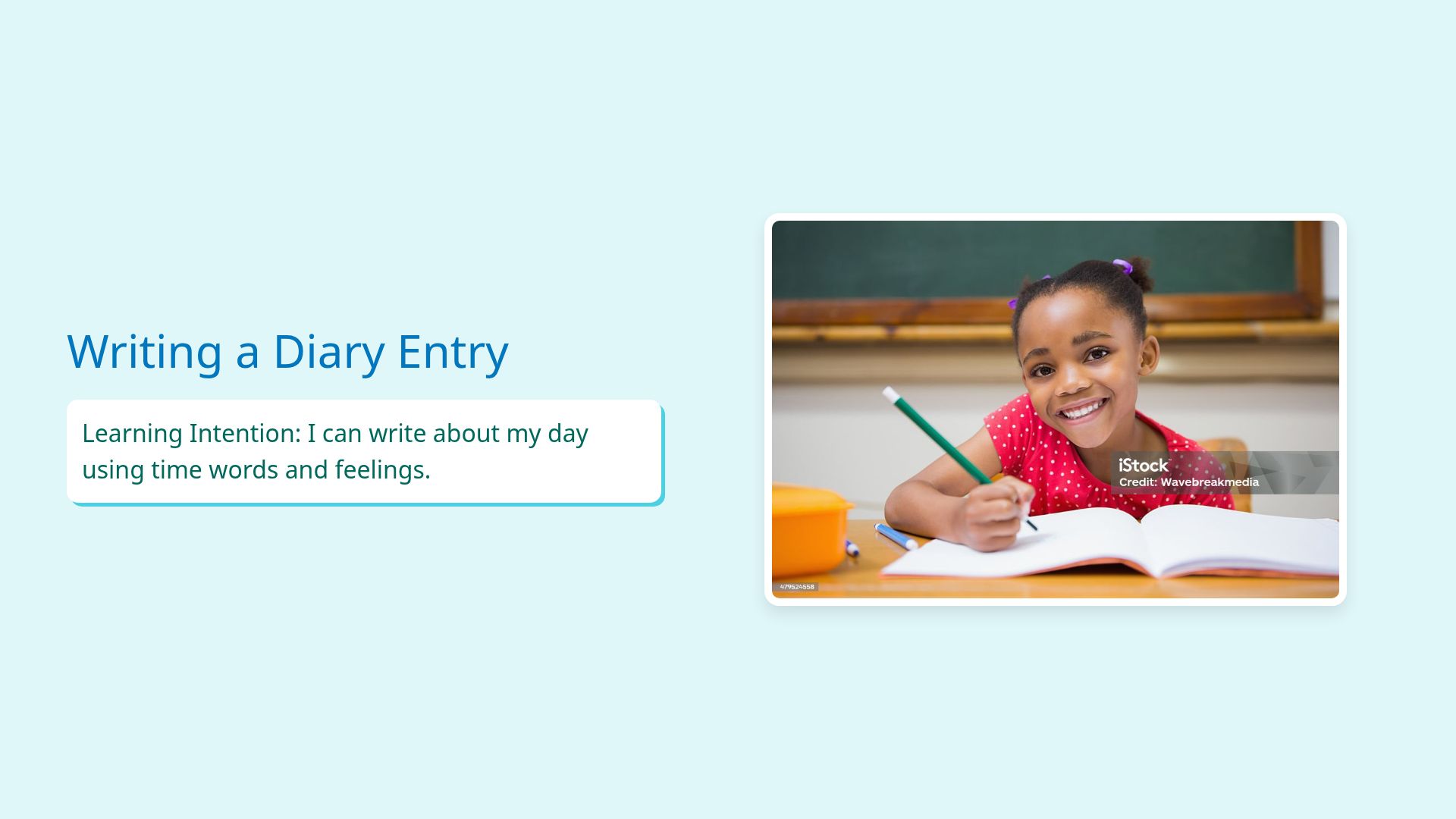 How to Write a Diary Entry for Year 1 Students