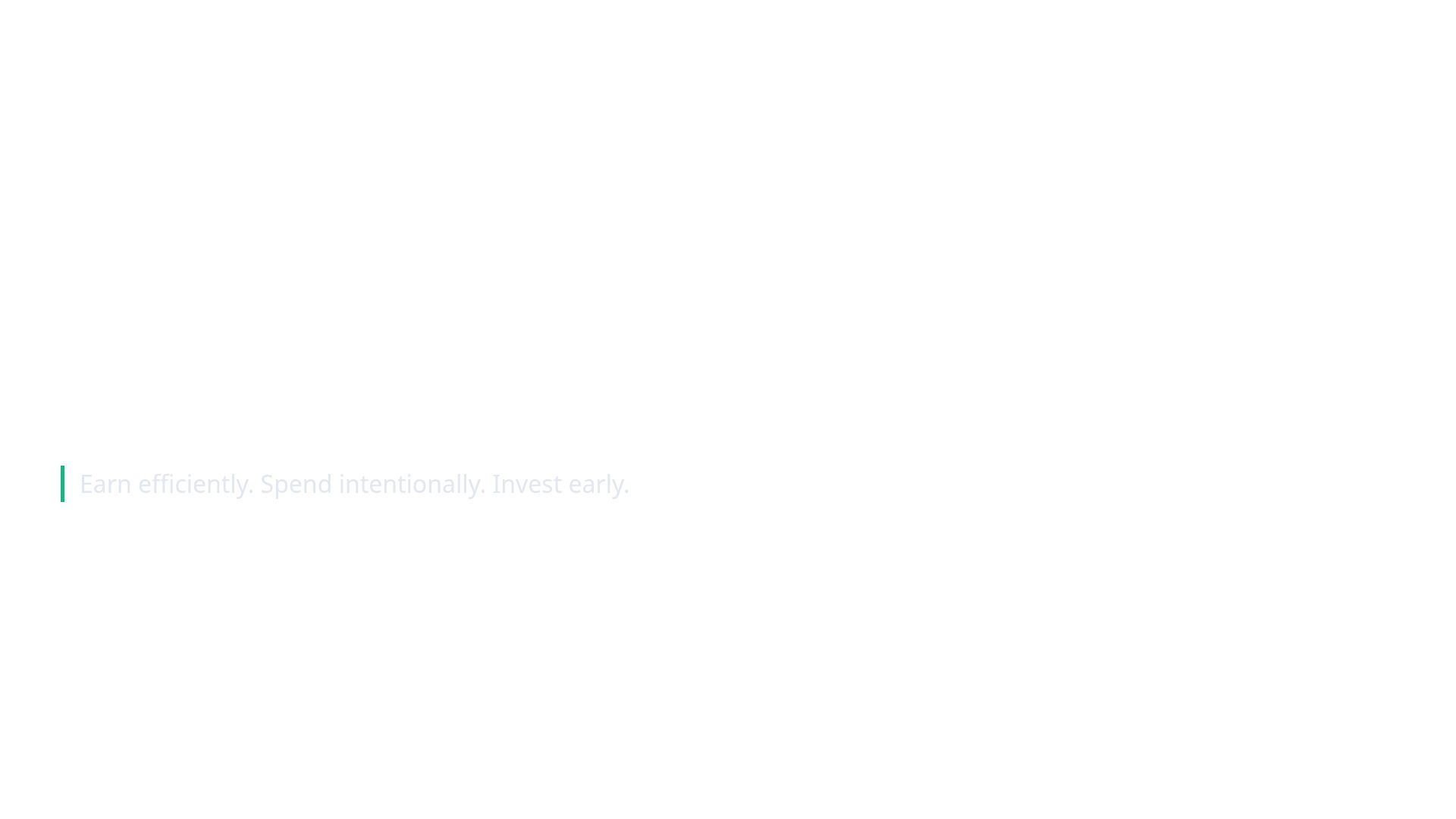 Personal Finance Guide for Young Professionals