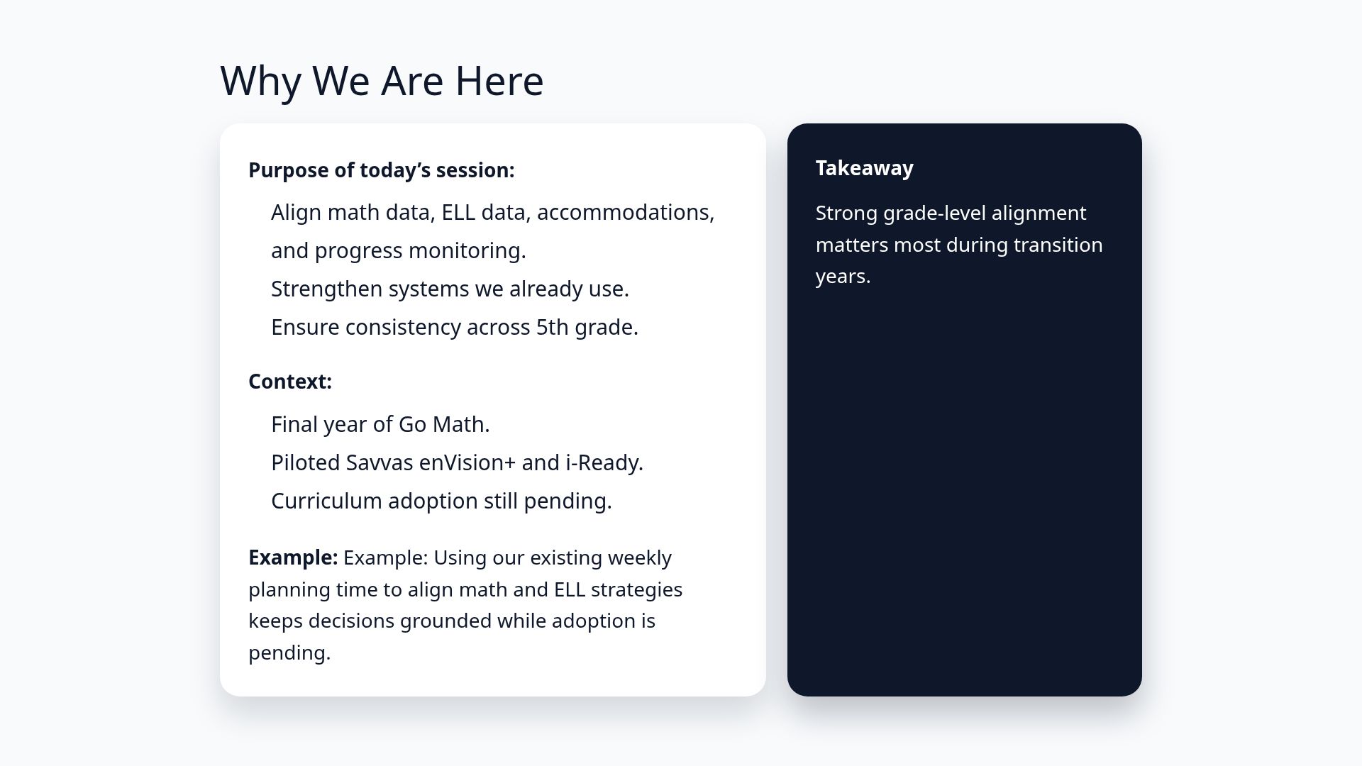 Data-Driven 5th Grade Math Instruction & Pacing Guide
