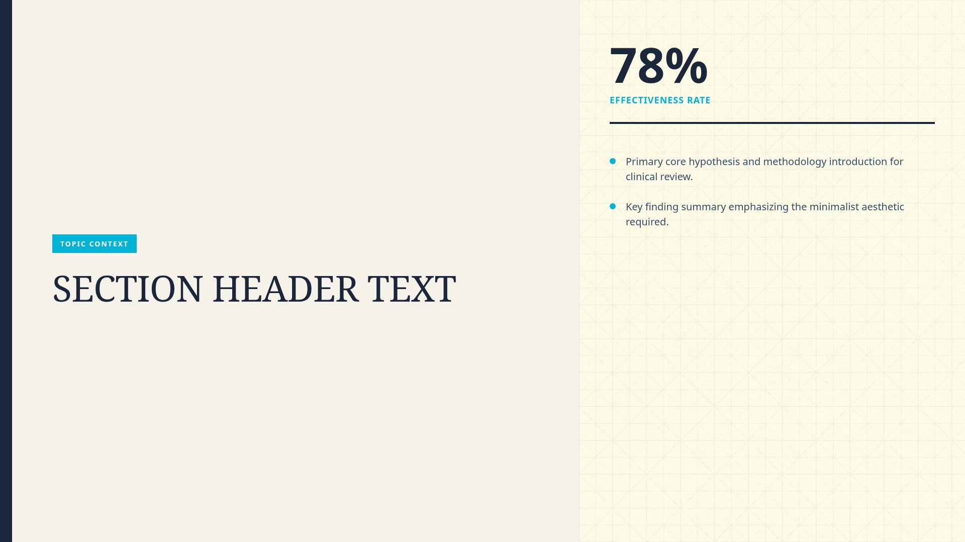Modern Academic Research & Clinical Review Slide Templates