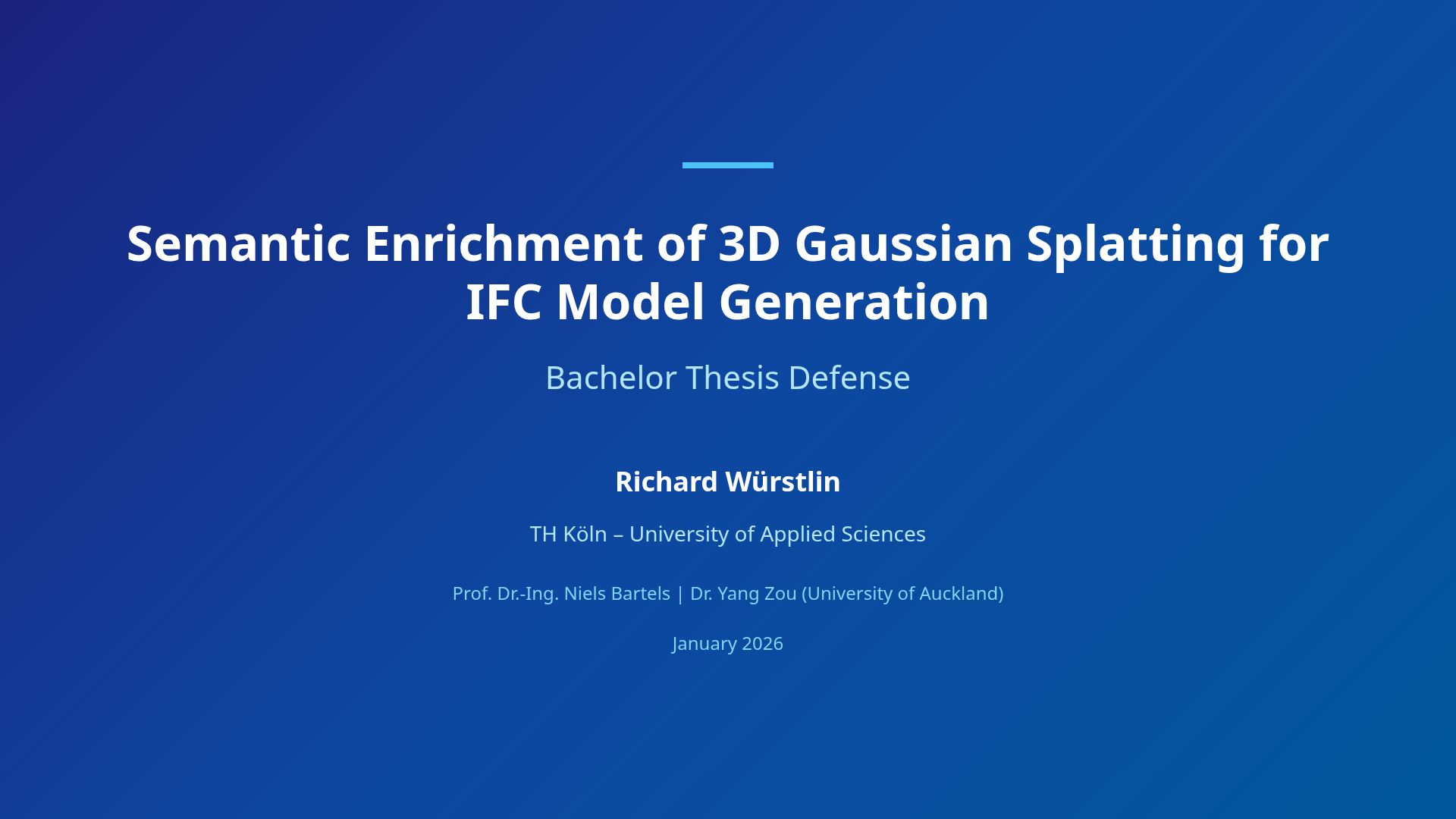 Generating IFC Models from 3D Gaussian Splatting (3DGS)
