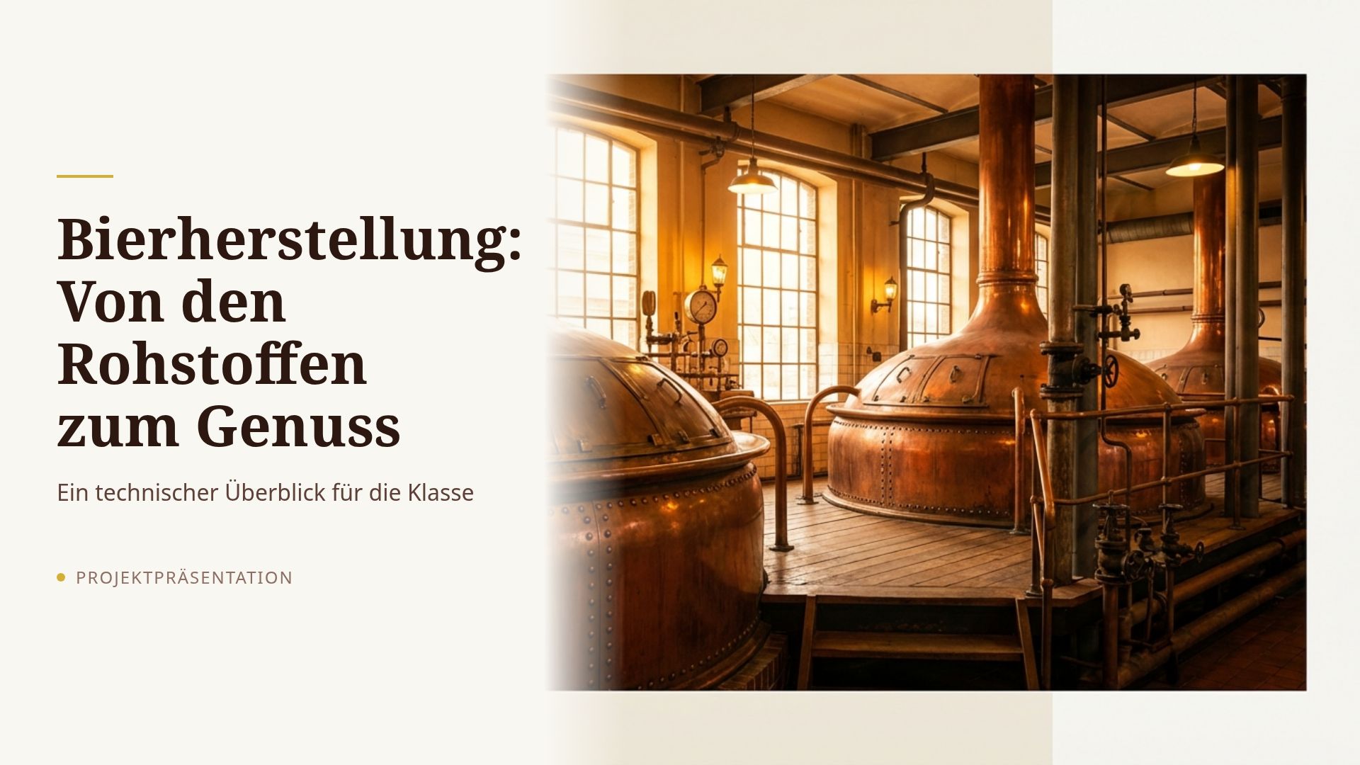 Bierherstellung: Brauprozess, Rohstoffe & Reinheitsgebot