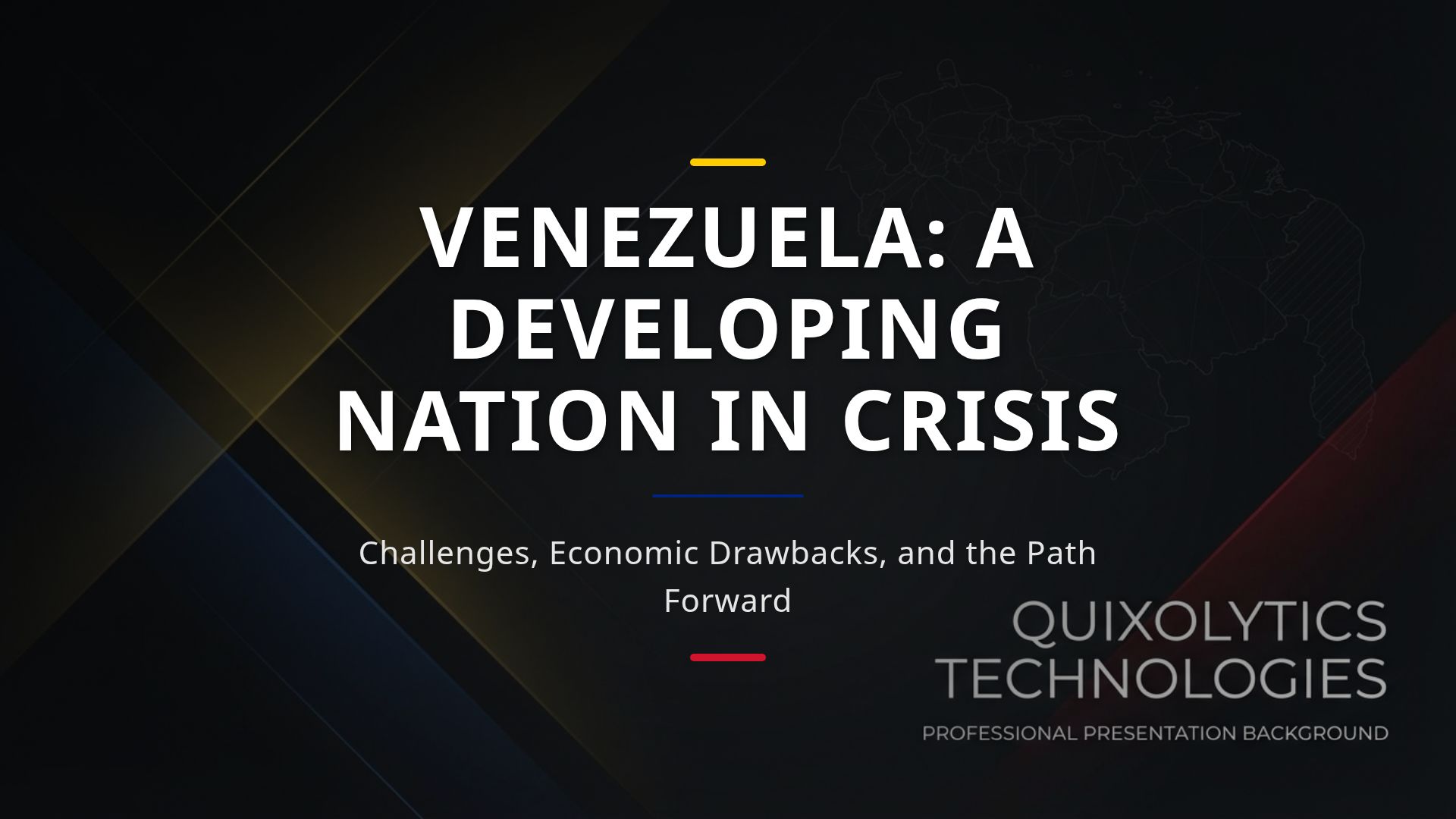 Venezuela's Economic Crisis: Analysis and Recovery Path