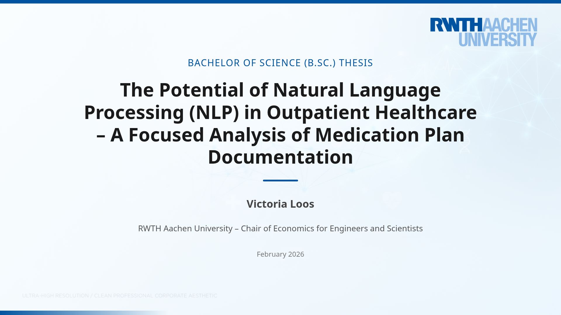 NLP in Outpatient Healthcare: Medication Plan Documentation