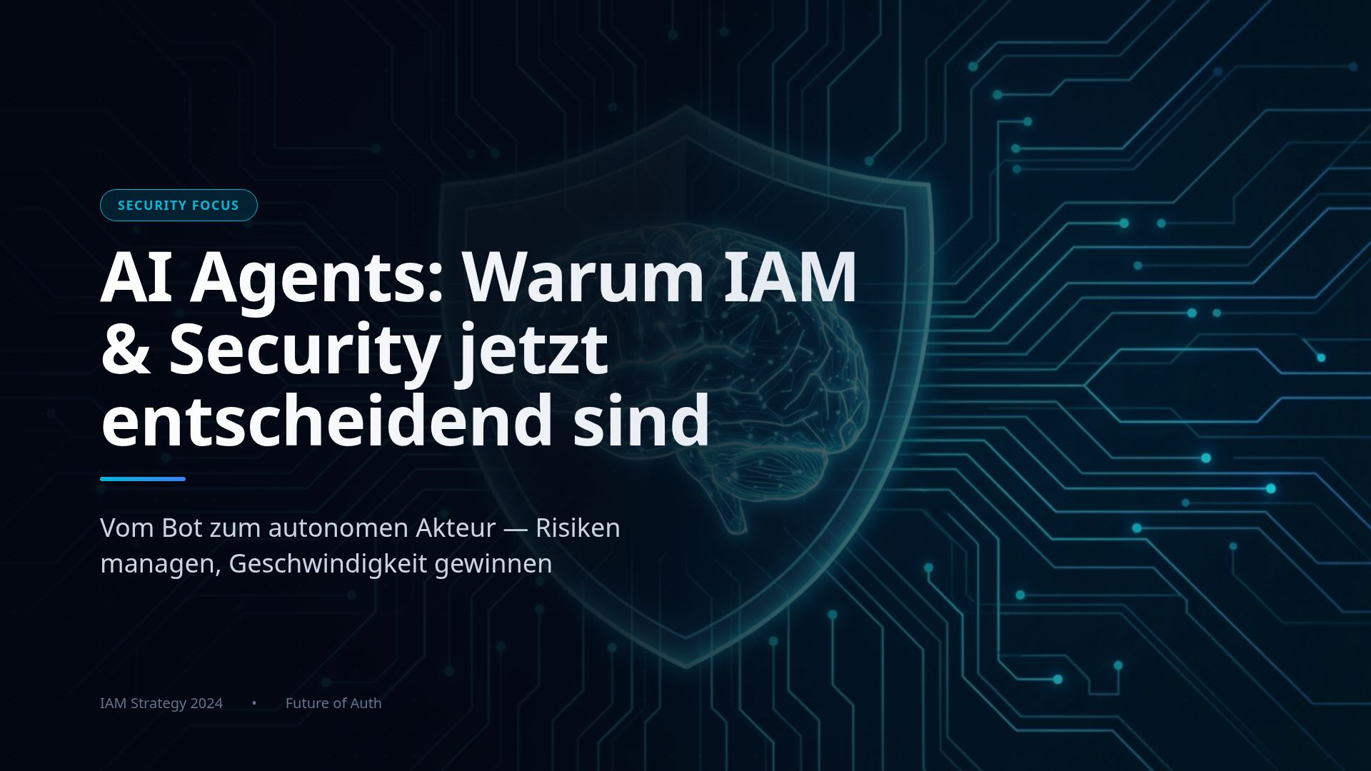AI Agents in IAM & Security: Risiken und Governance