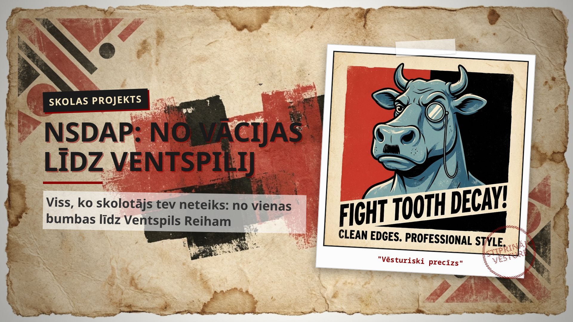 NSDAP: Mīti par Ventspili un Propagandas Analīze