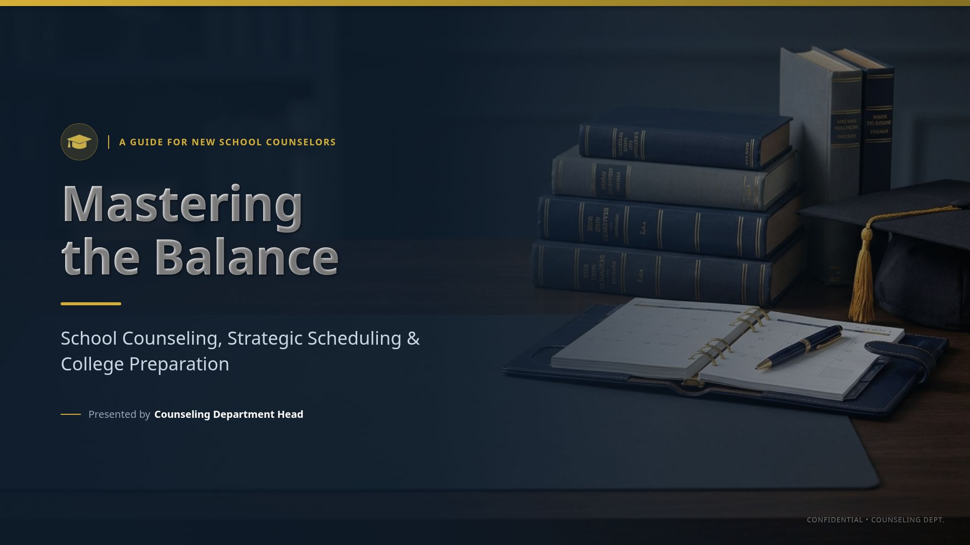 Strategic Scheduling & College Prep for School Counselors