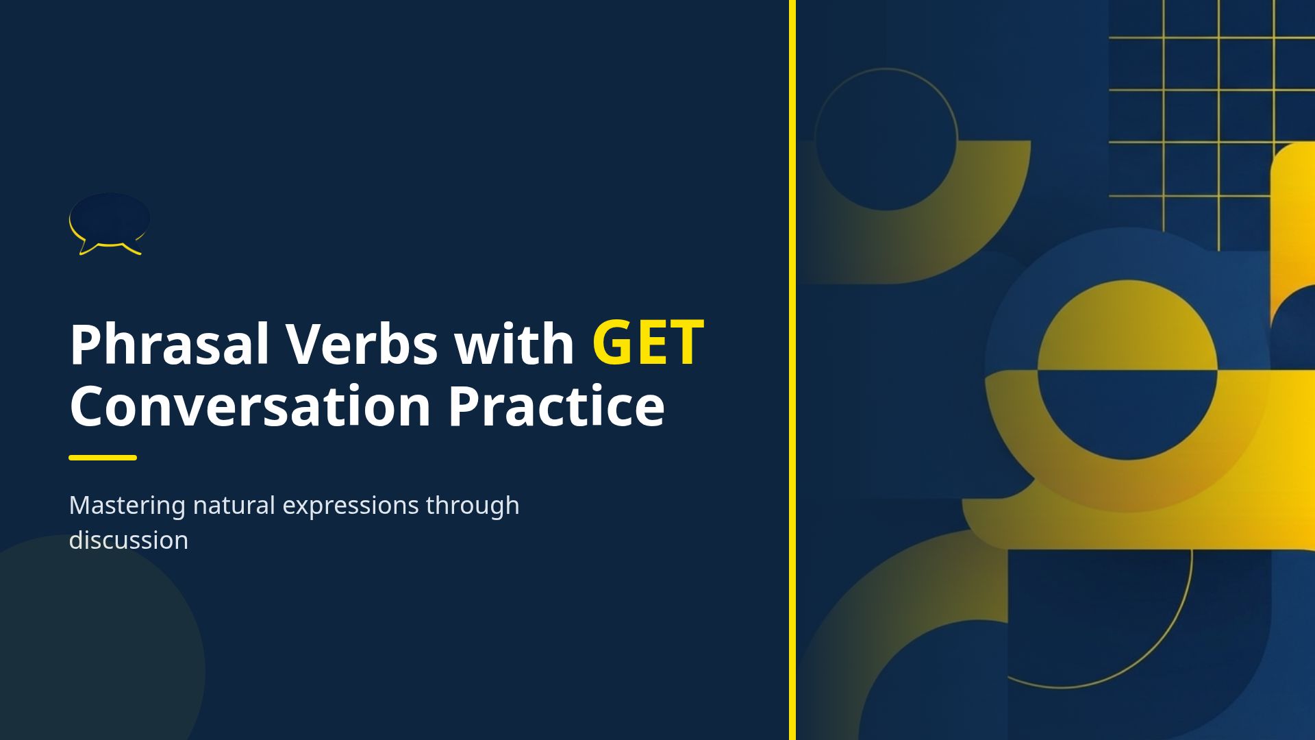 Mastering Phrasal Verbs with GET: Conversation Practice