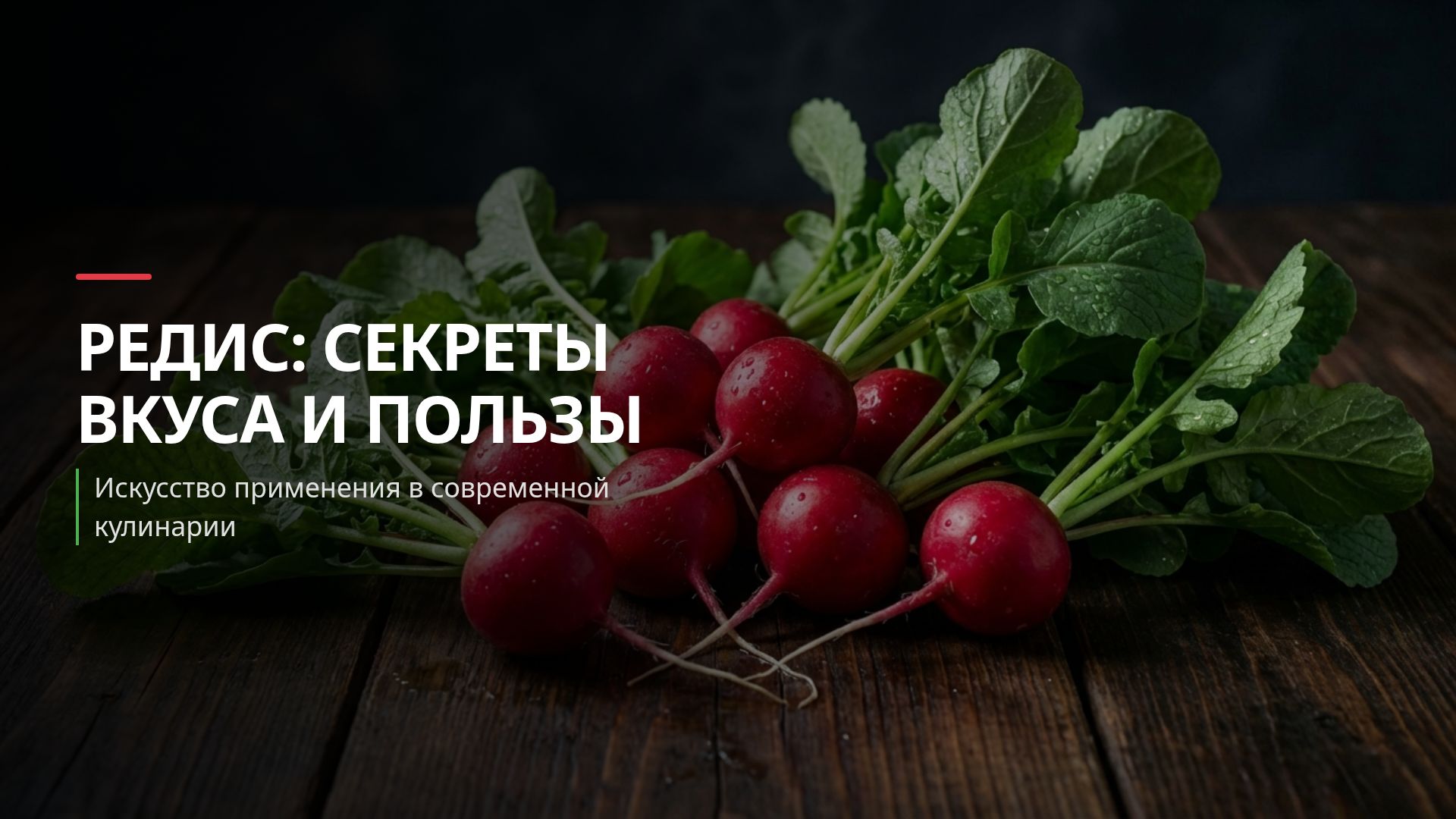 Редис: Секреты вкуса, пользы и кулинарные рецепты