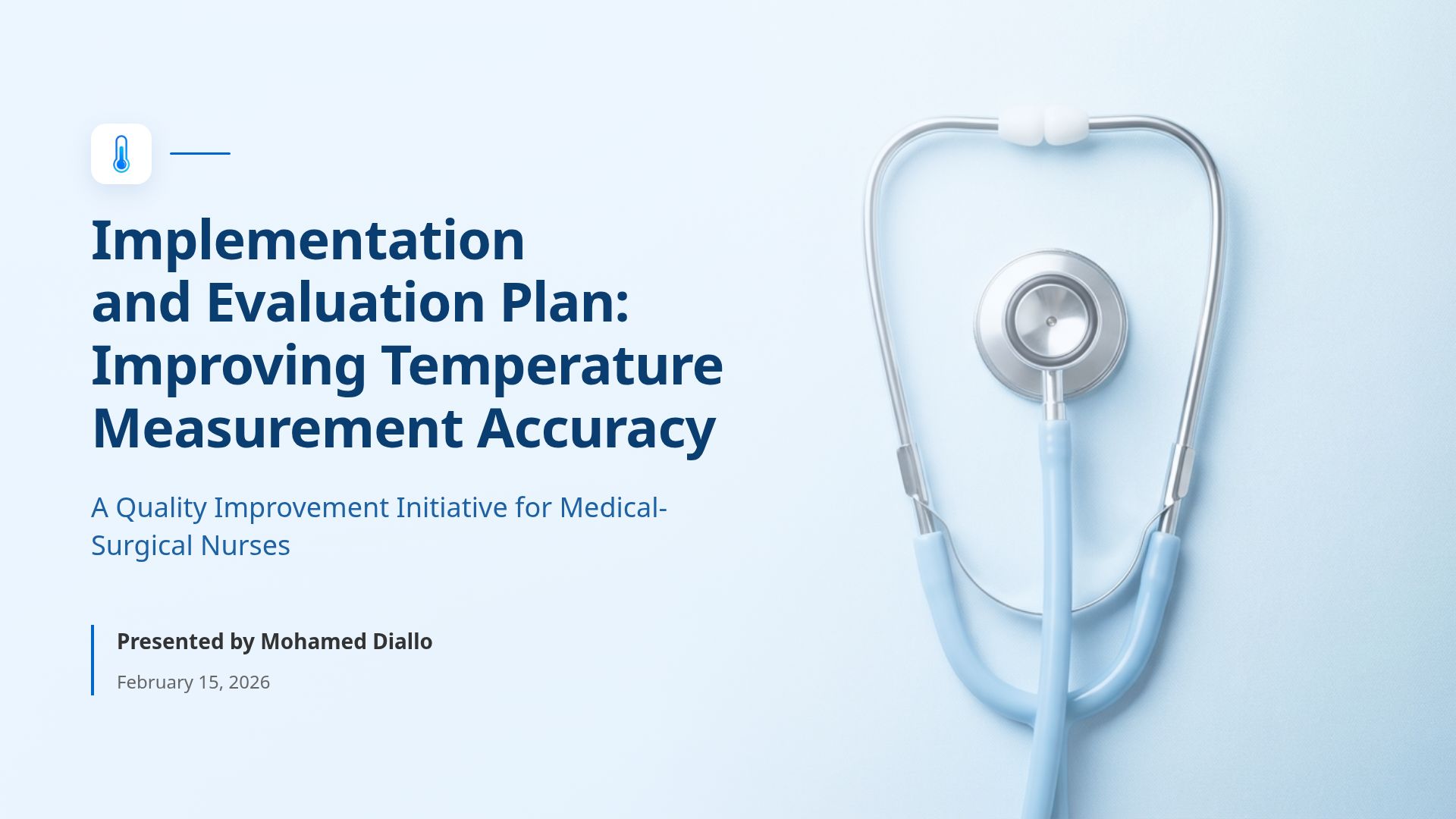 Improving Temperature Measurement Accuracy in Nursing