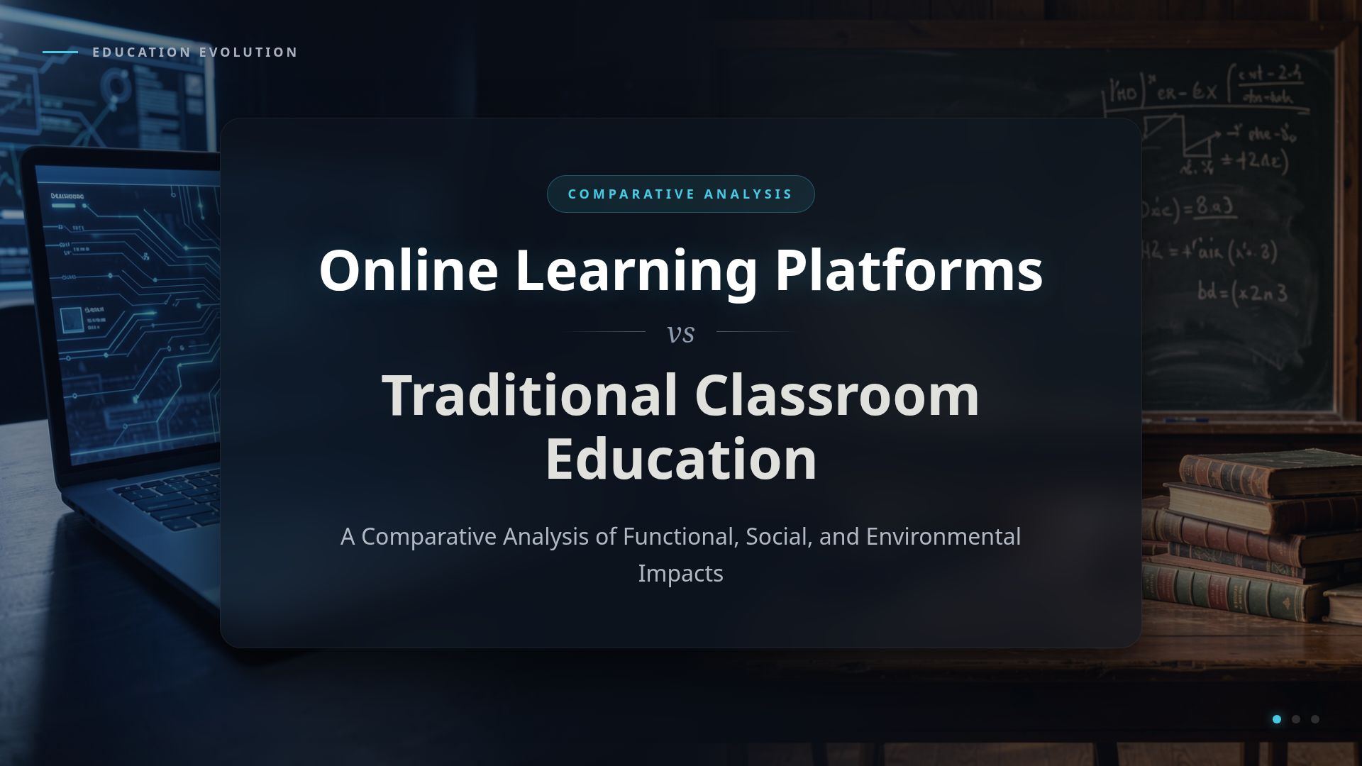 Online vs. Traditional Education: A Comparative Analysis