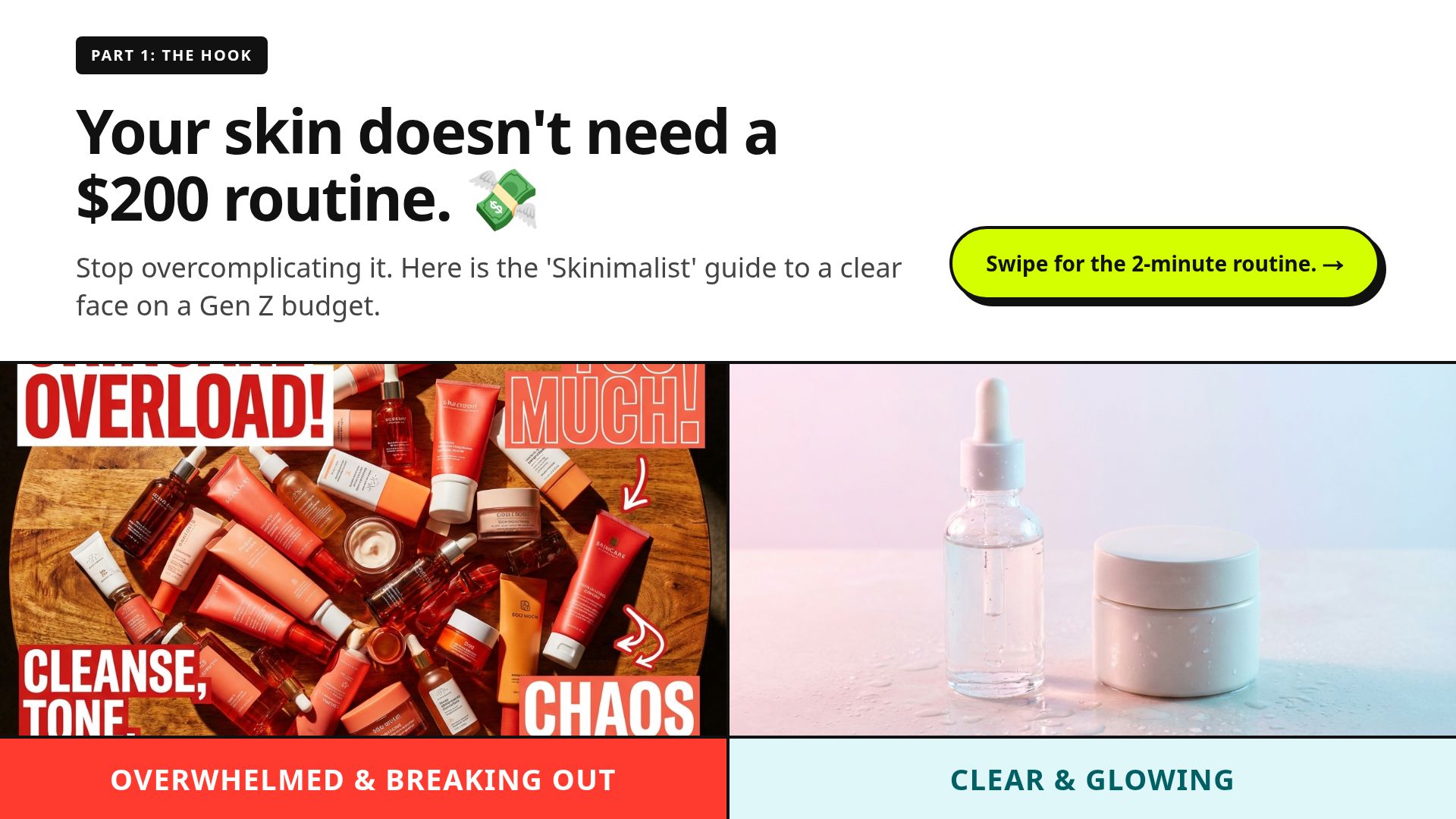 Skinimalism: Gen Z Budget Guide to Clear Skin