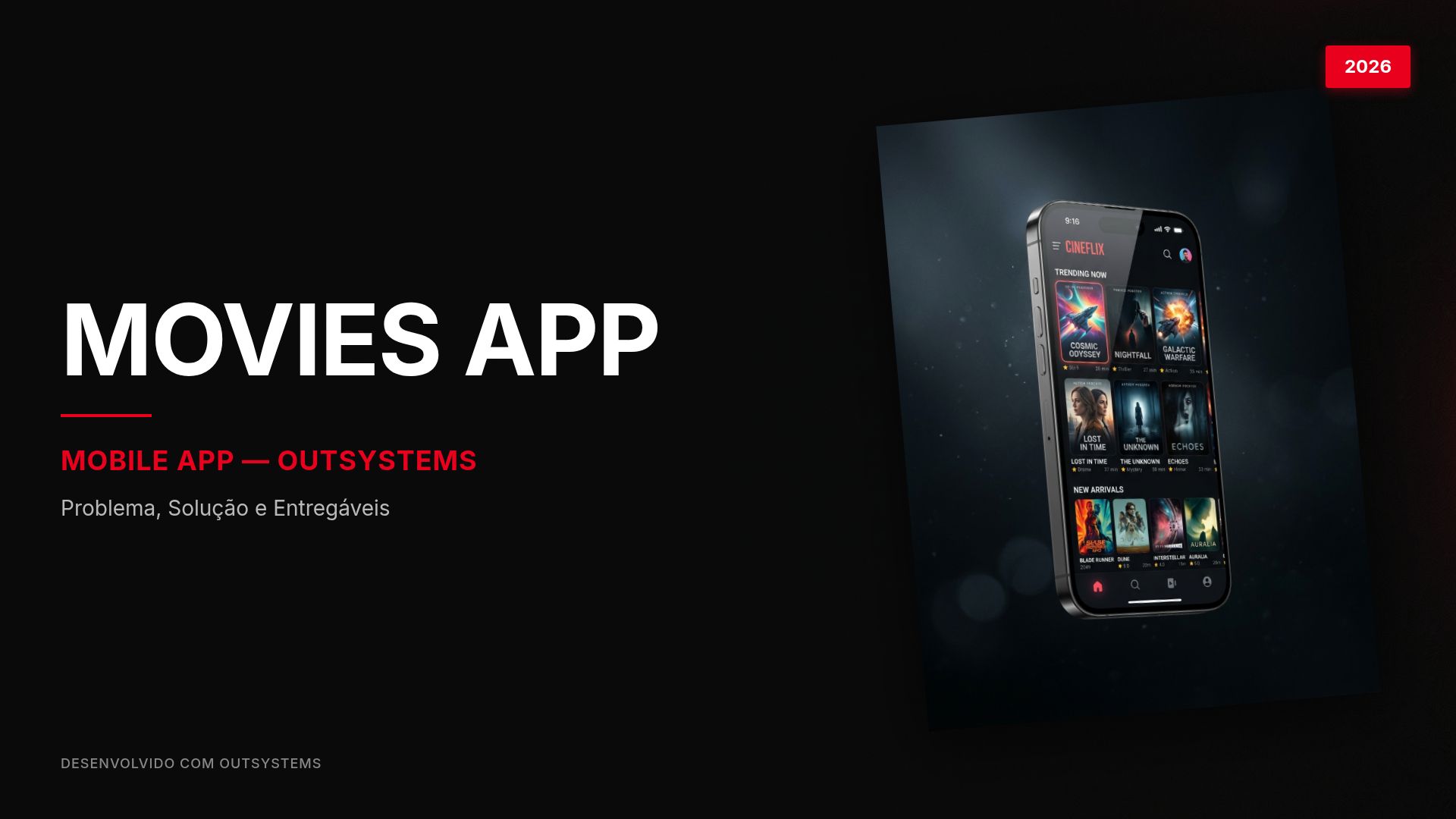App de Cinema com OutSystems: Case de Desenvolvimento Mobile