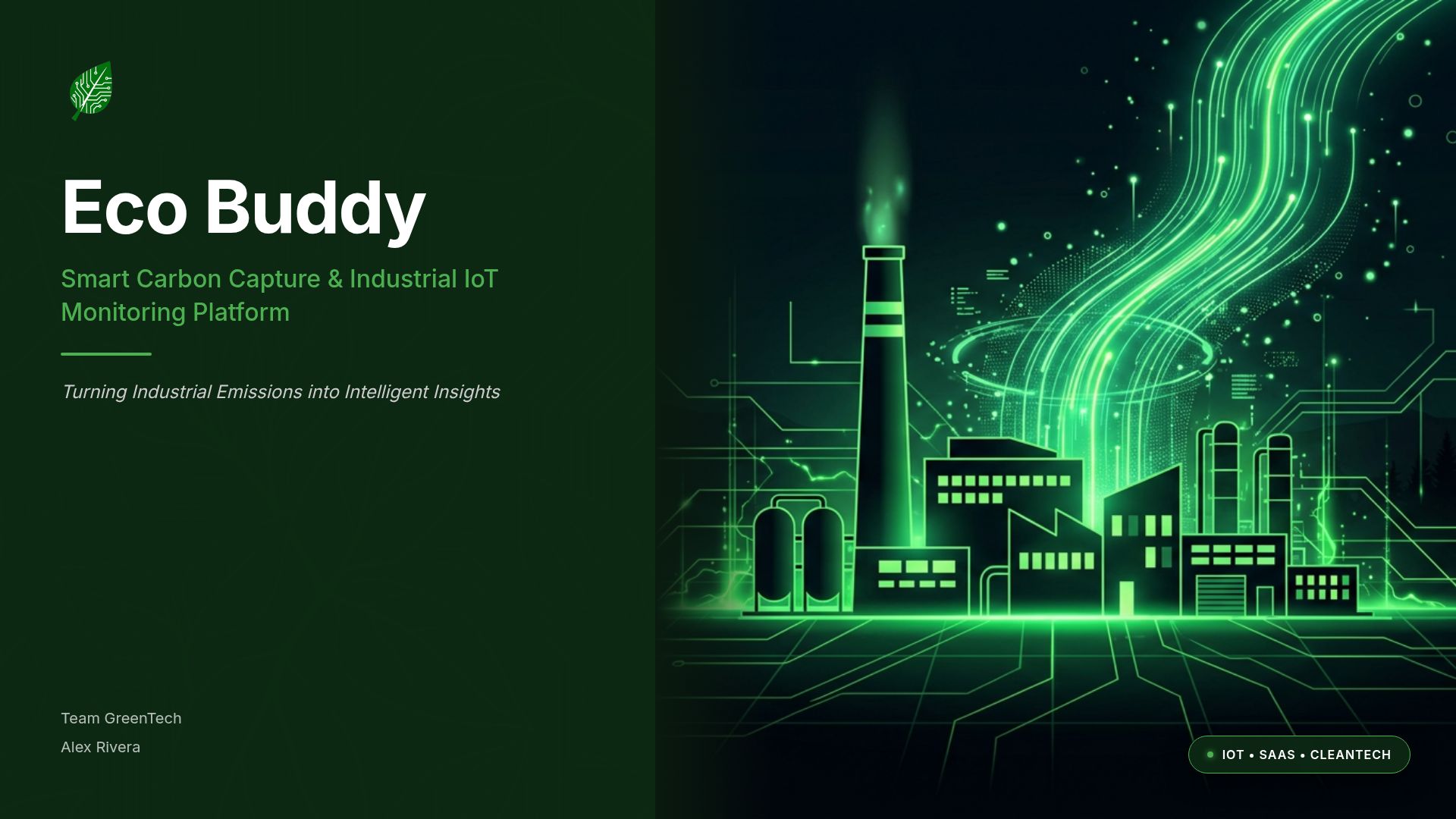 Eco Buddy: Smart Carbon Capture & Industrial IoT Monitoring