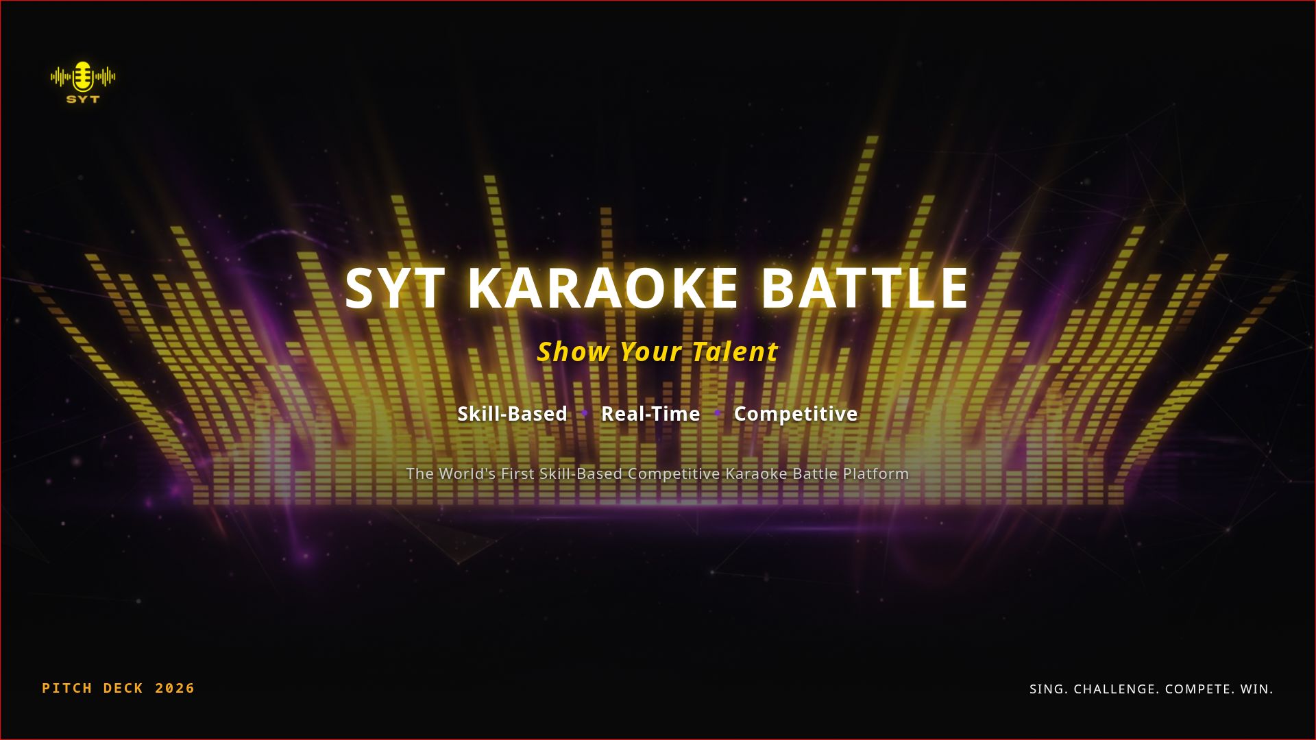 SYT Karaoke Battle: Competitive Singing & AI Pitch Deck