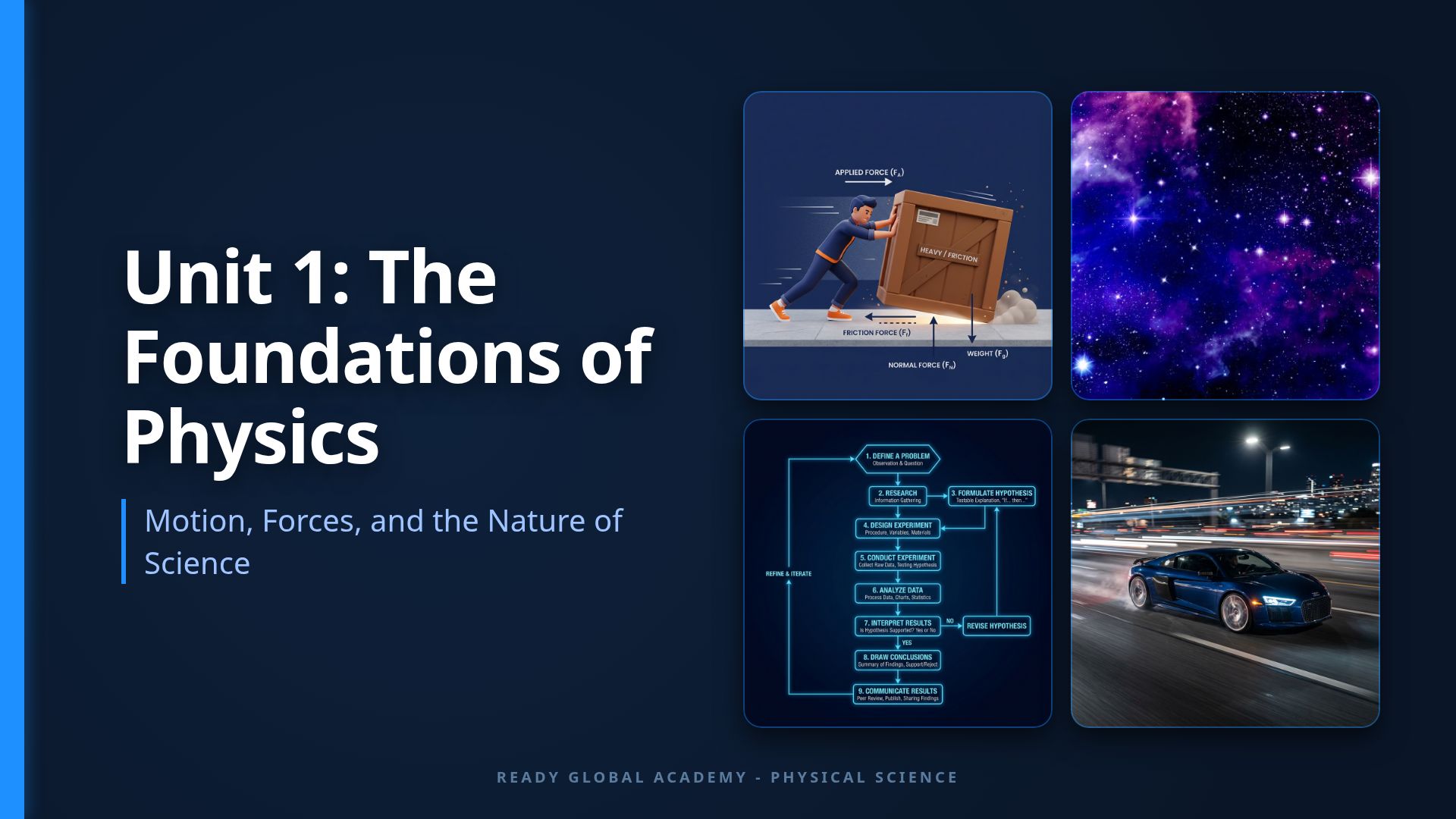 Foundations of Physics: Motion, Forces & Newton's Laws