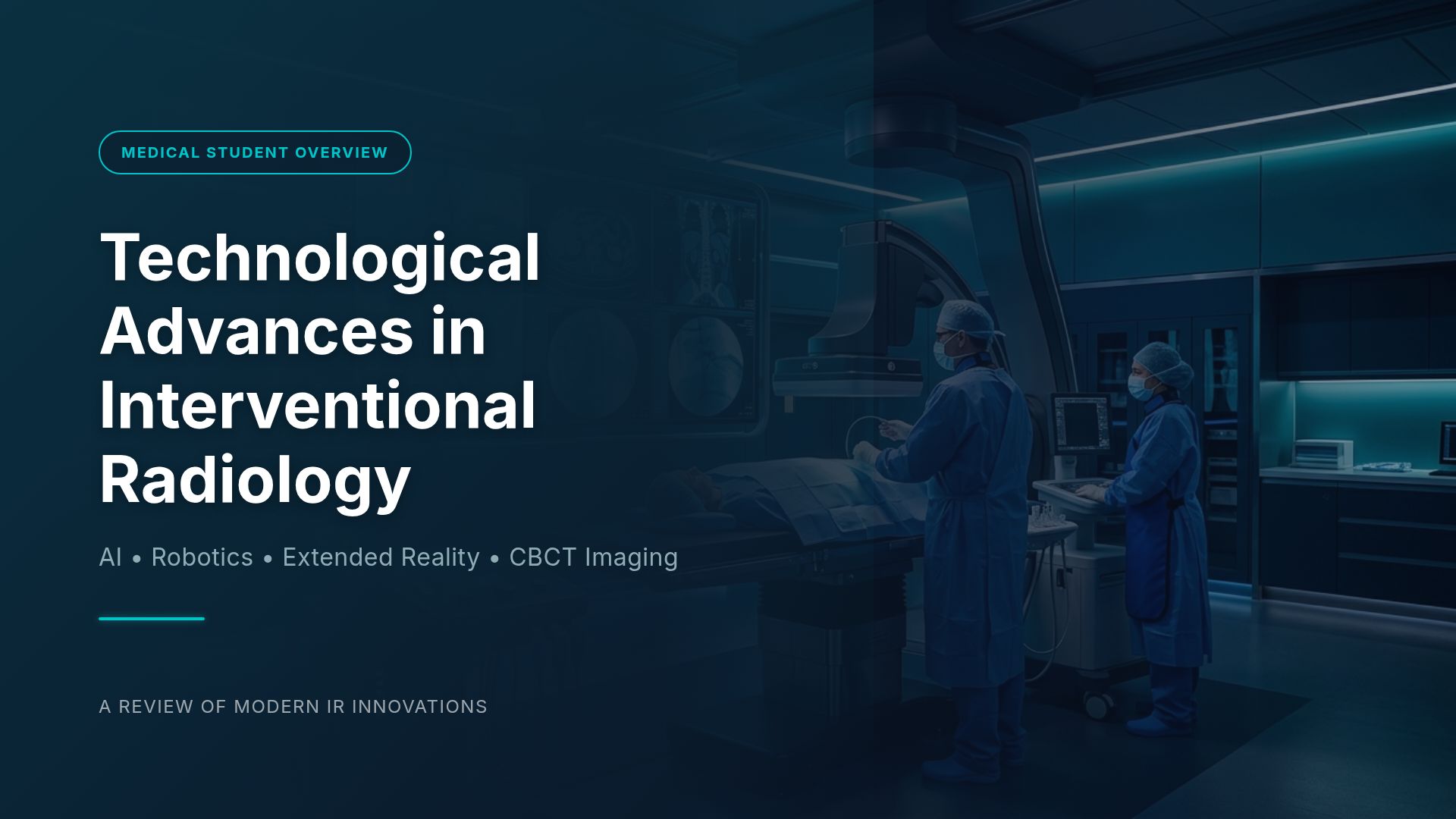 Technological Advances in Interventional Radiology: AI & Robotics