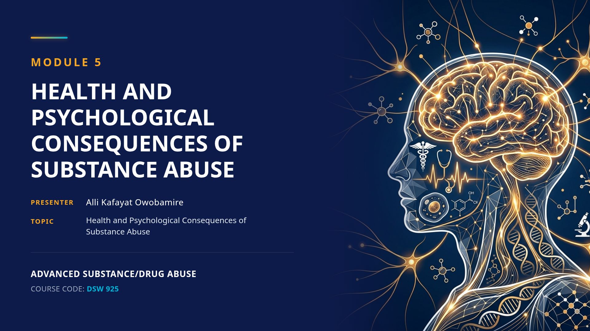 Consequences of Substance Abuse: Health & Psychology