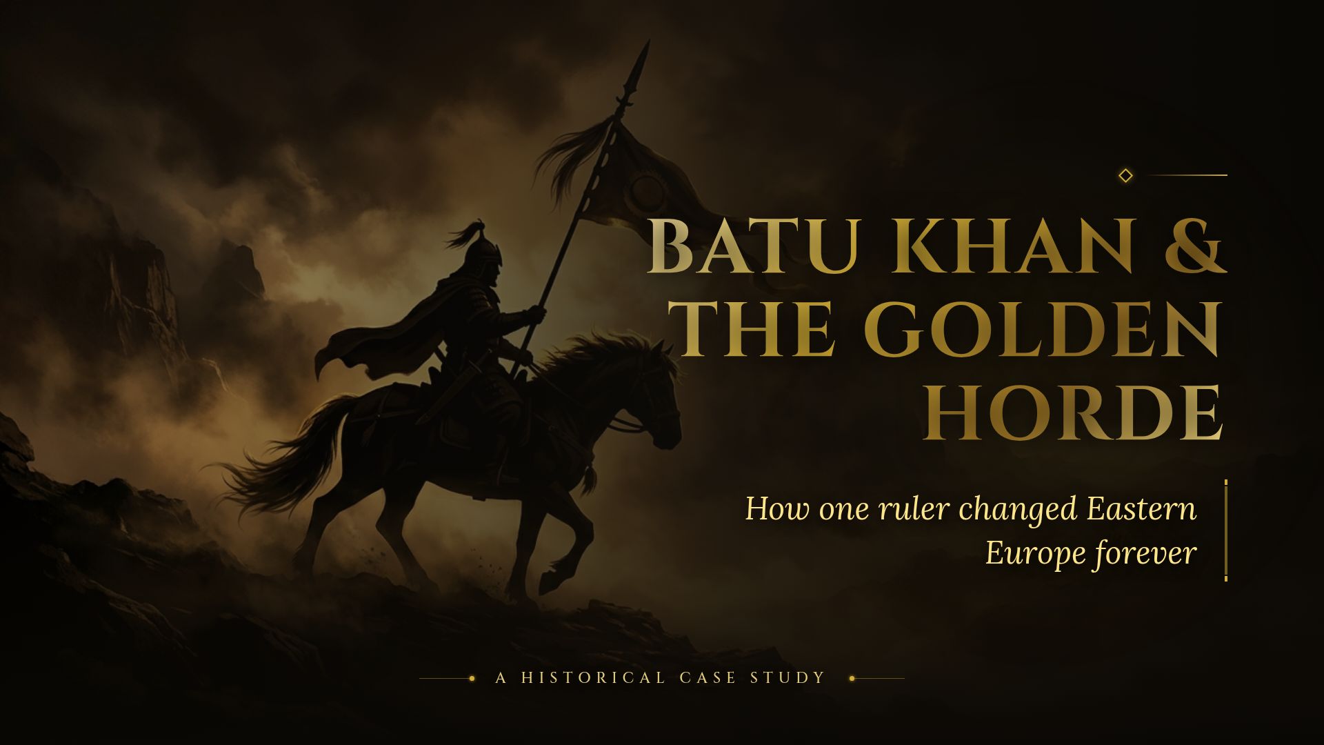 Batu Khan & the Golden Horde: History of the Mongol Empire
