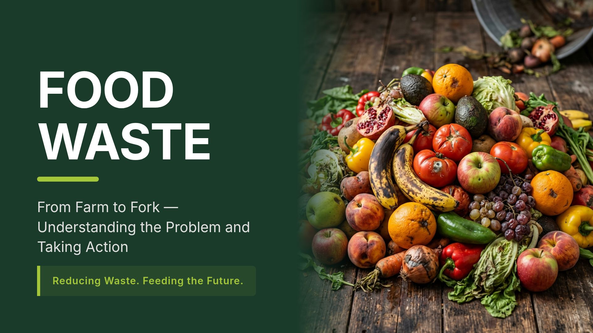 Food Waste: Causes, Impacts, and Sustainable Solutions