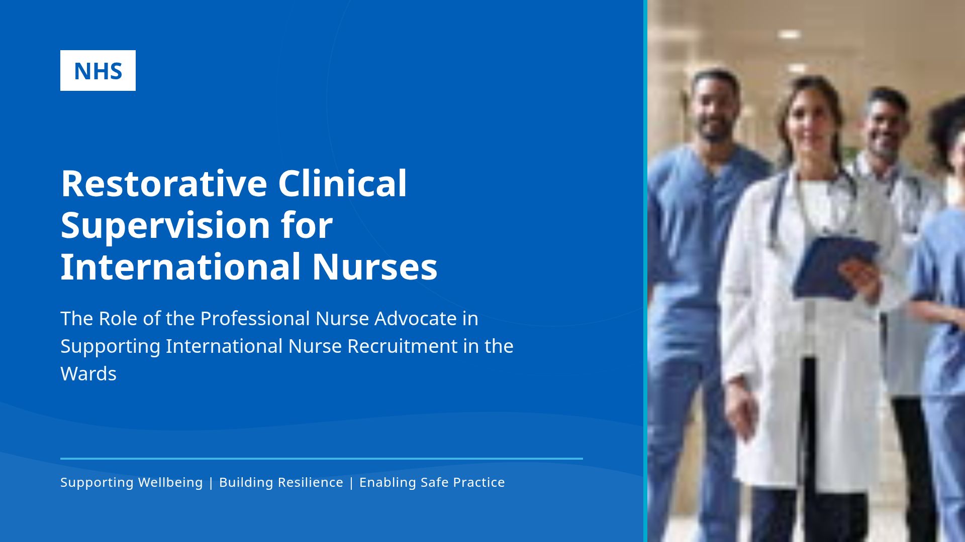 Restorative Clinical Supervision for International Nurses