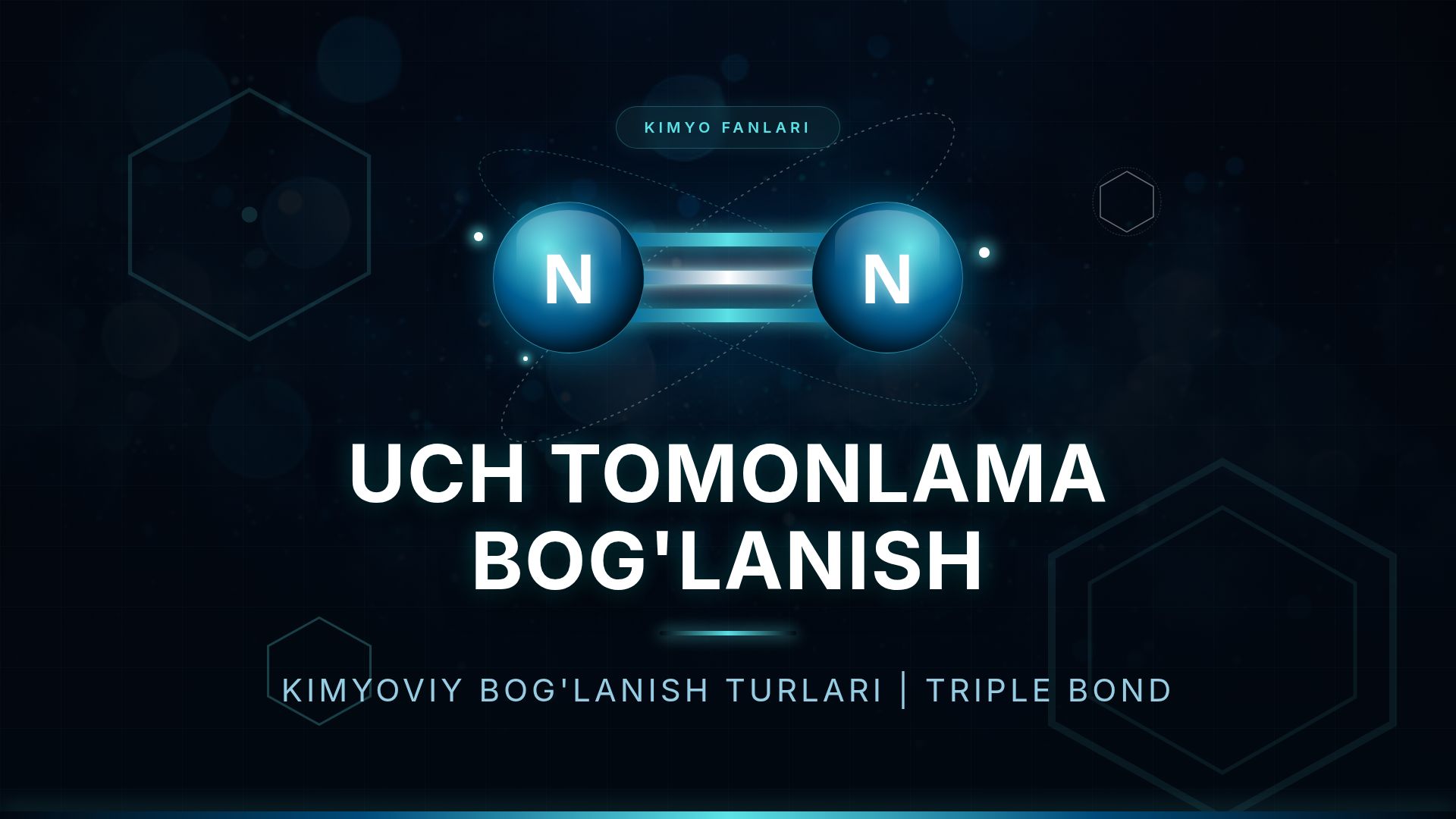 Uch Tomonlama Kimyoviy Bog'lanish: Sigma va Pi Bog'lari